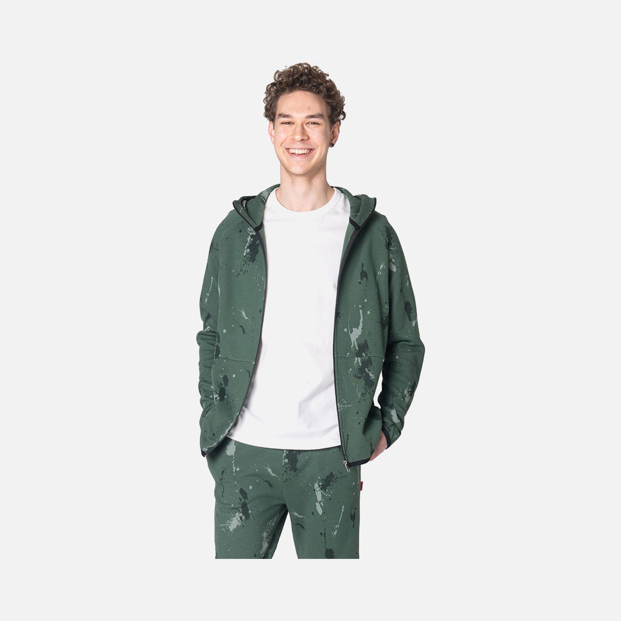 John Frank Identity Enjoy Full-Zip Hoodie Erkek Sweatshirt