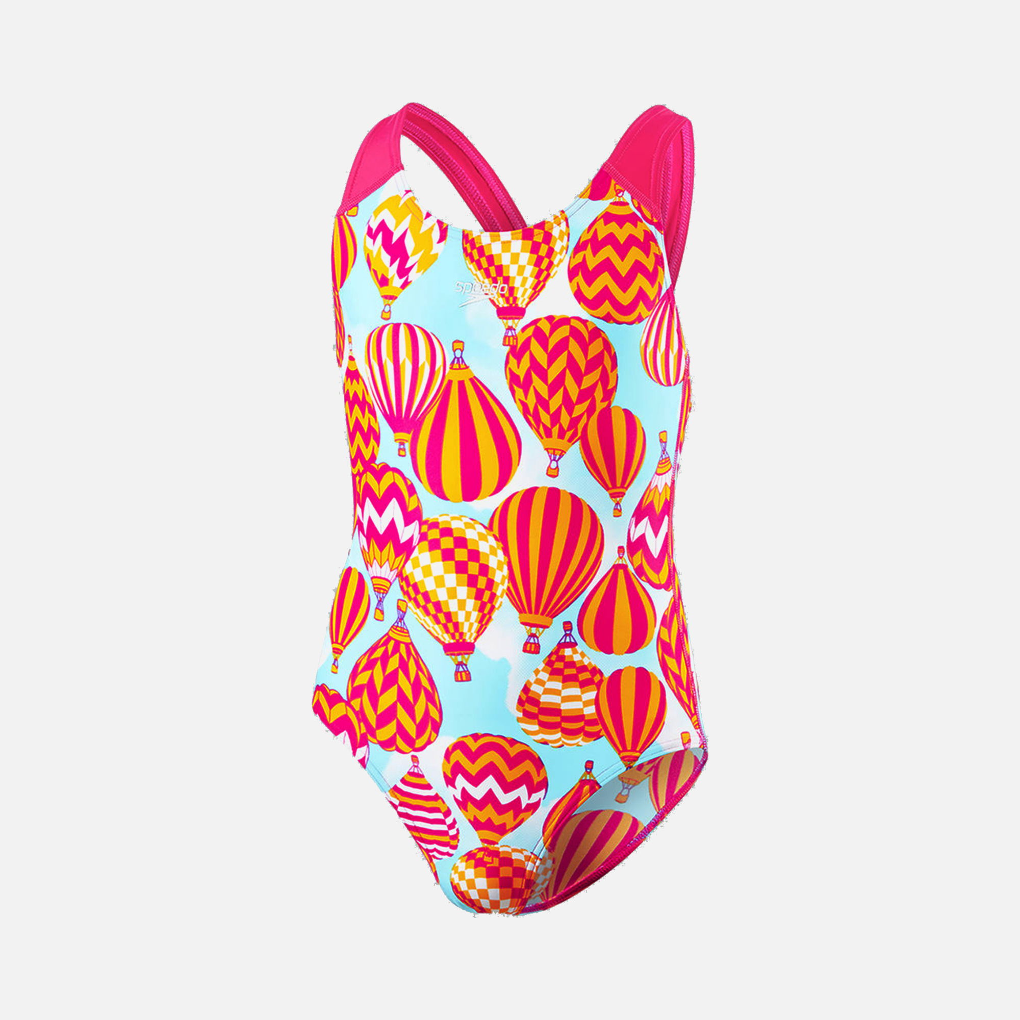 Speedo Astro Fizz Allover Print (Girls') Çocuk Mayo
