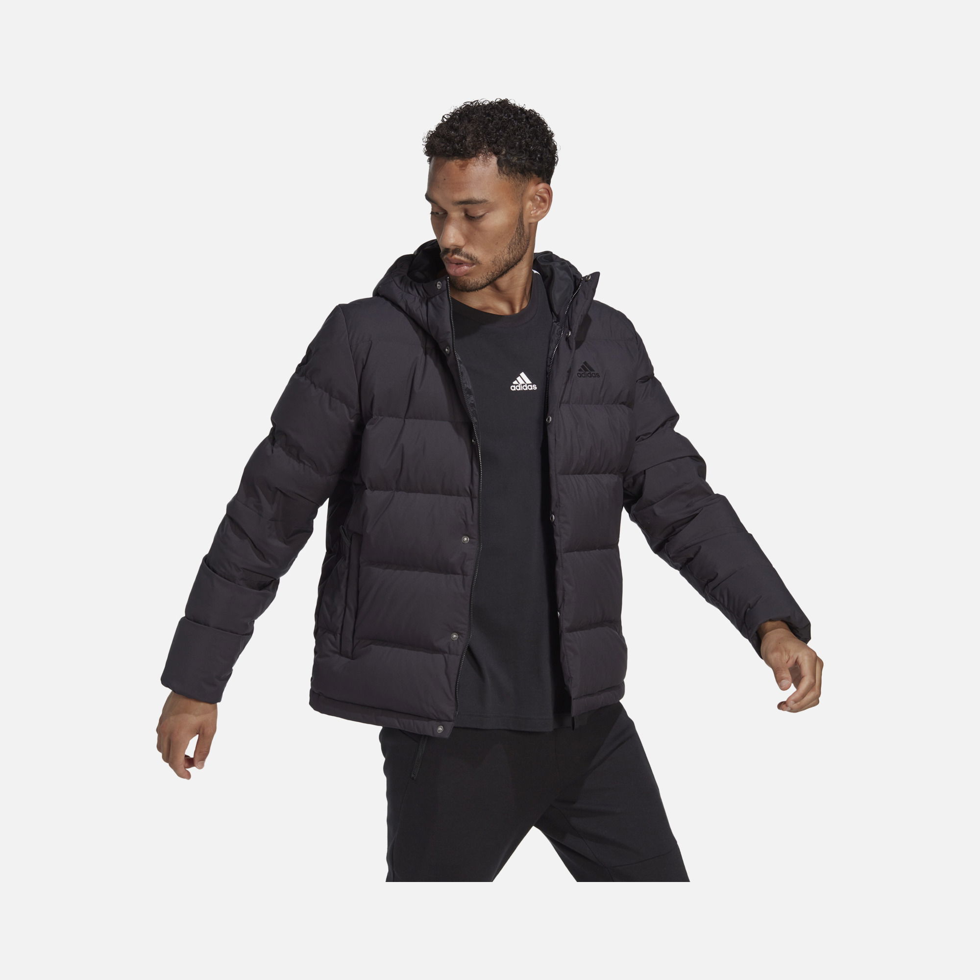 adidas Sportswear Helionic 600 Down Full-Zip Hoodie Erkek Mont