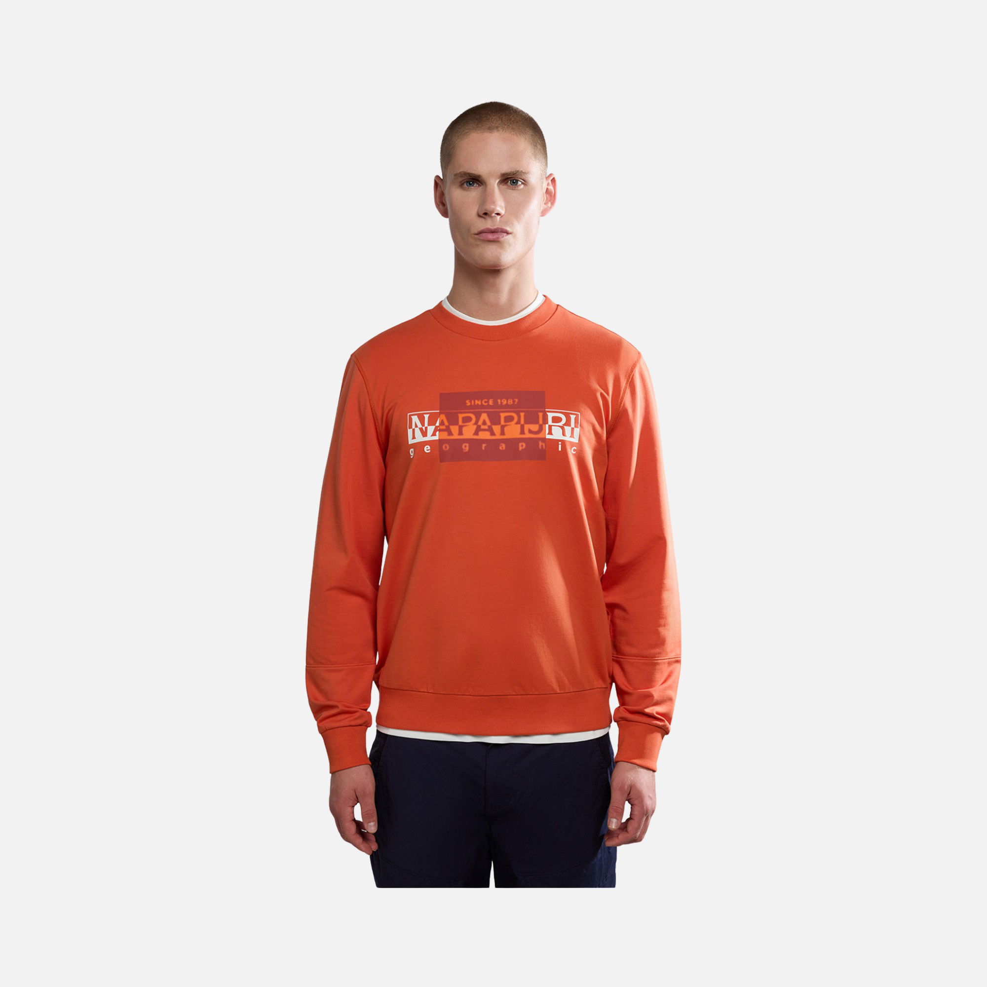 Napapijri Sportswear Smallwood Graphic Erkek Sweatshirt