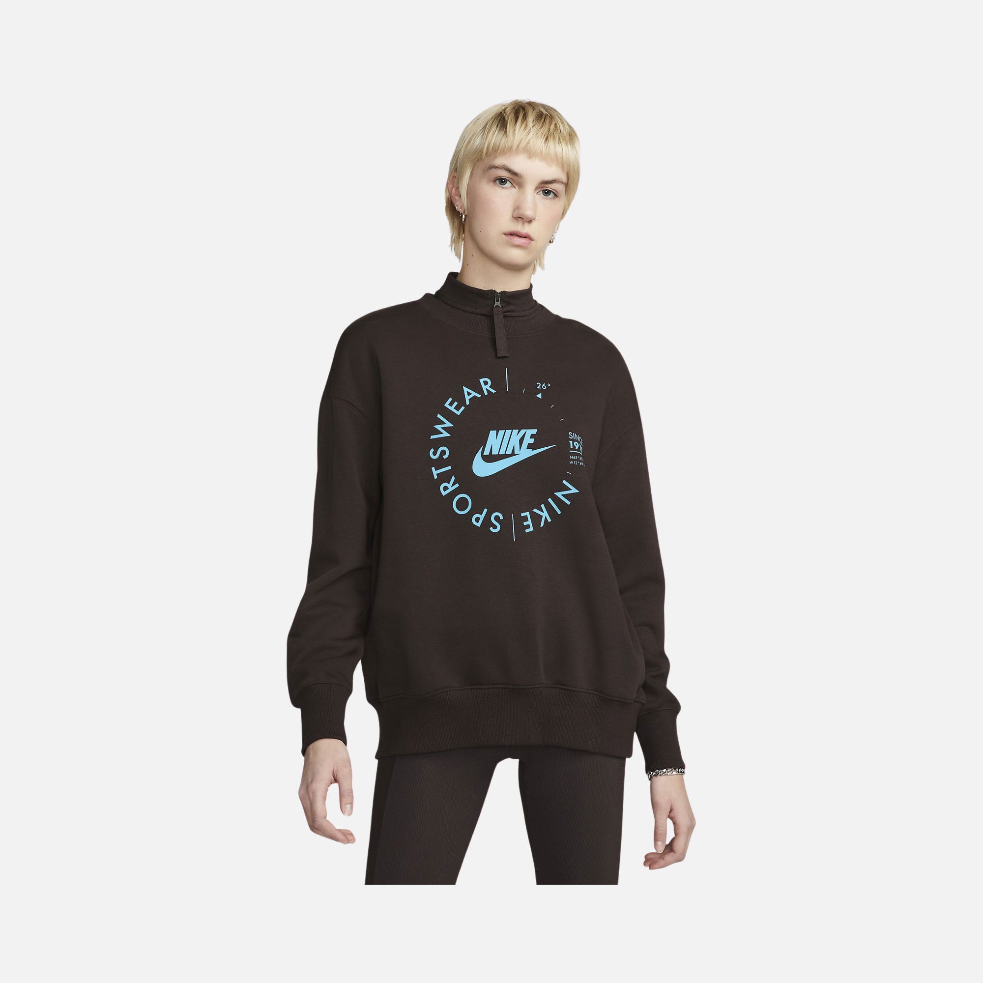 Nike Sportswear Oversized Sports Utility Crew-Neck Kadın Sweatshirt