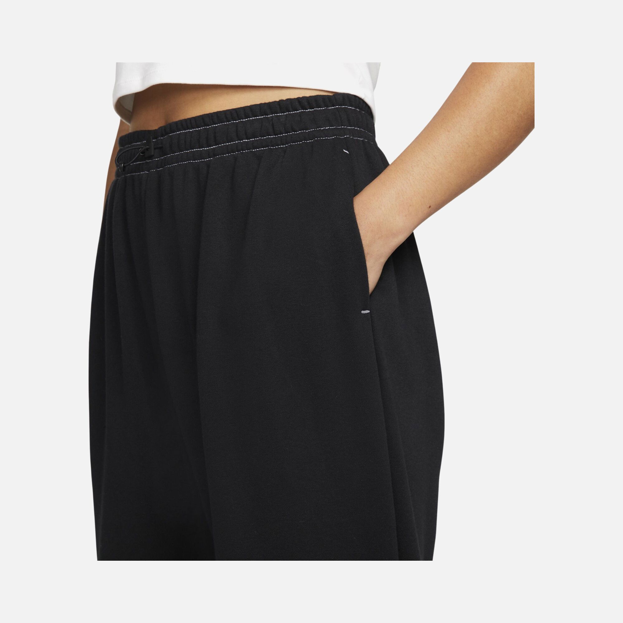 Nike Sportswear Swoosh Fleece High-Rise Kadın Eşofman Altı