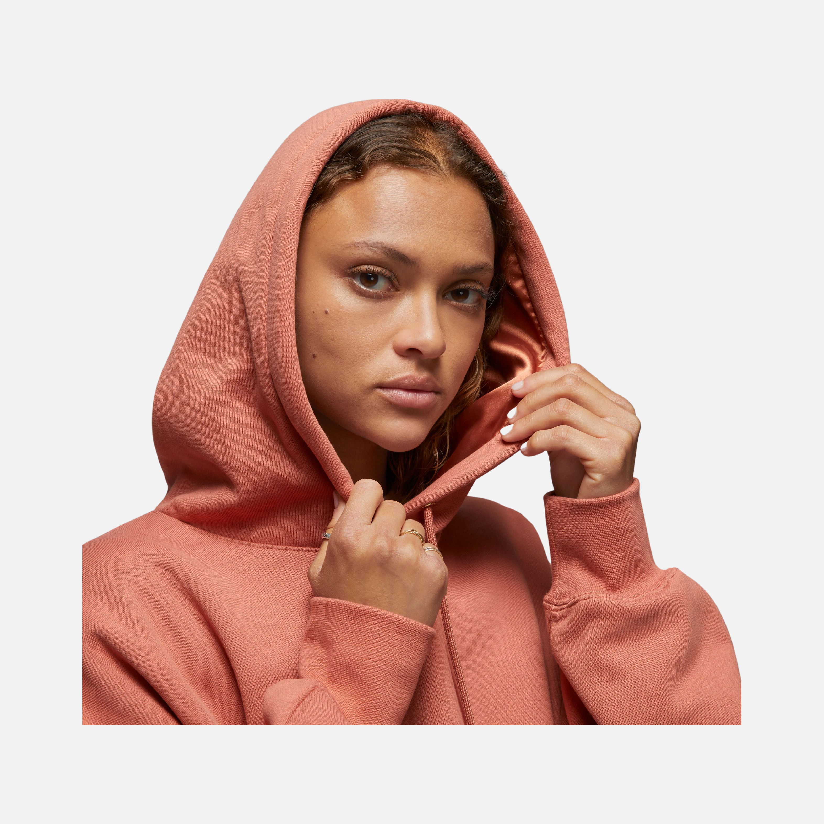 Nike Jordan Flight Fleece Oversized Pullover Hoodie Kadın Sweatshirt