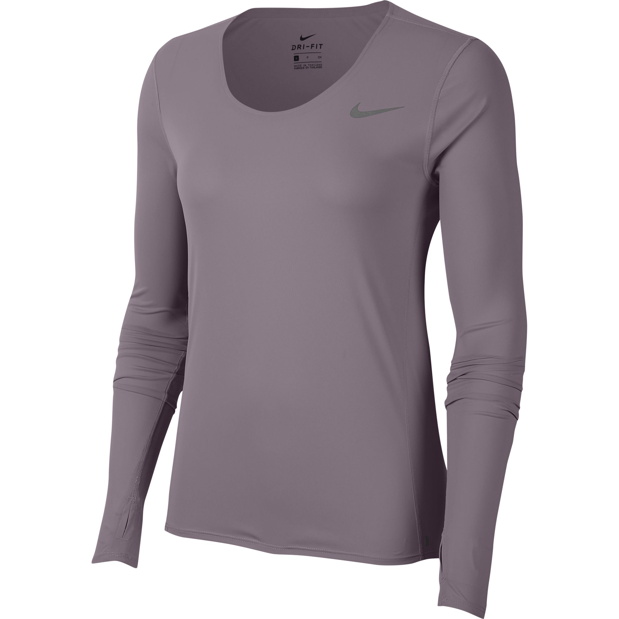 Nike City Sleek Long-Sleeve Running Top Kadın Tişört