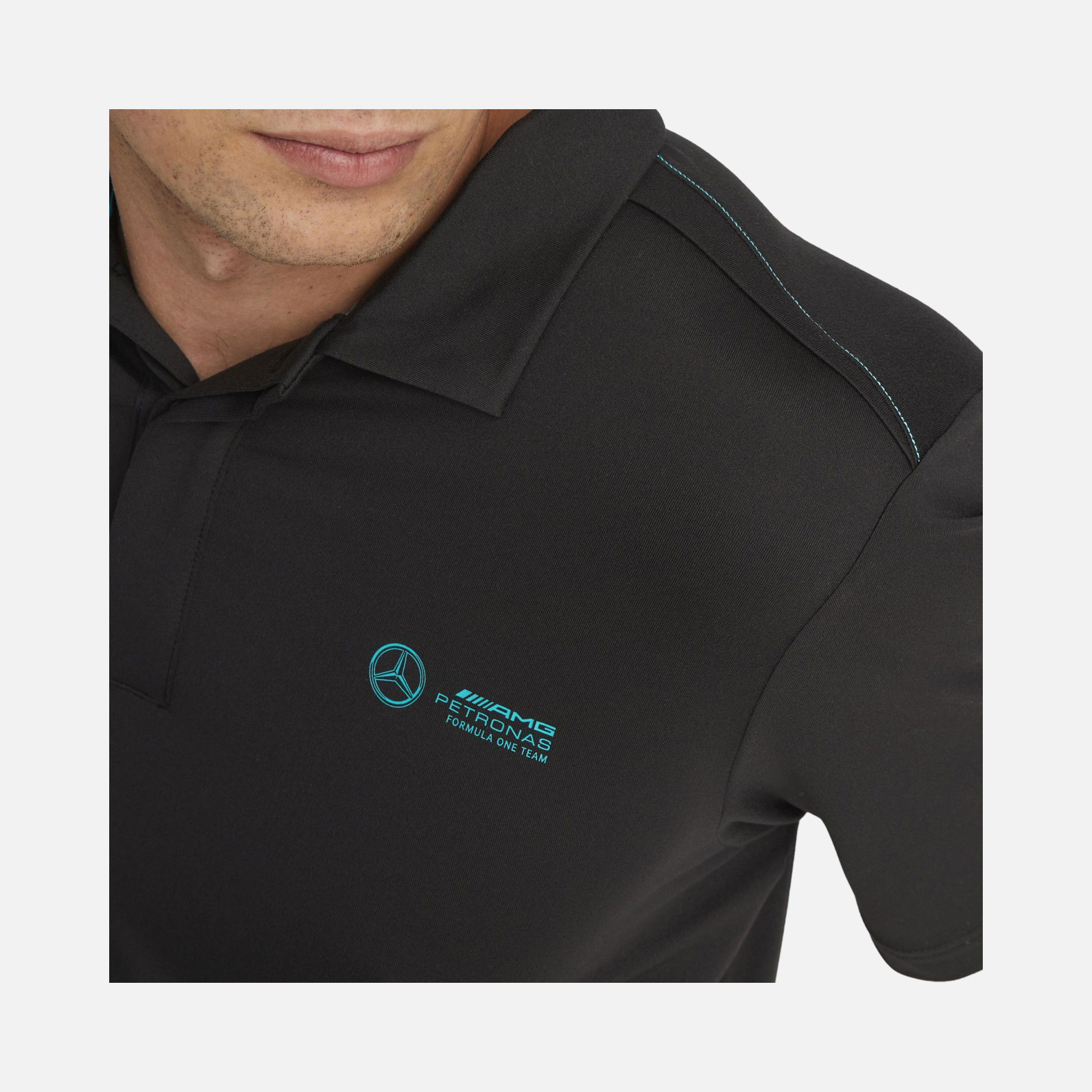 Puma Sportswear Mercedes-AMG Cloudspun Polo Short-Sleeve Erkek Tişört