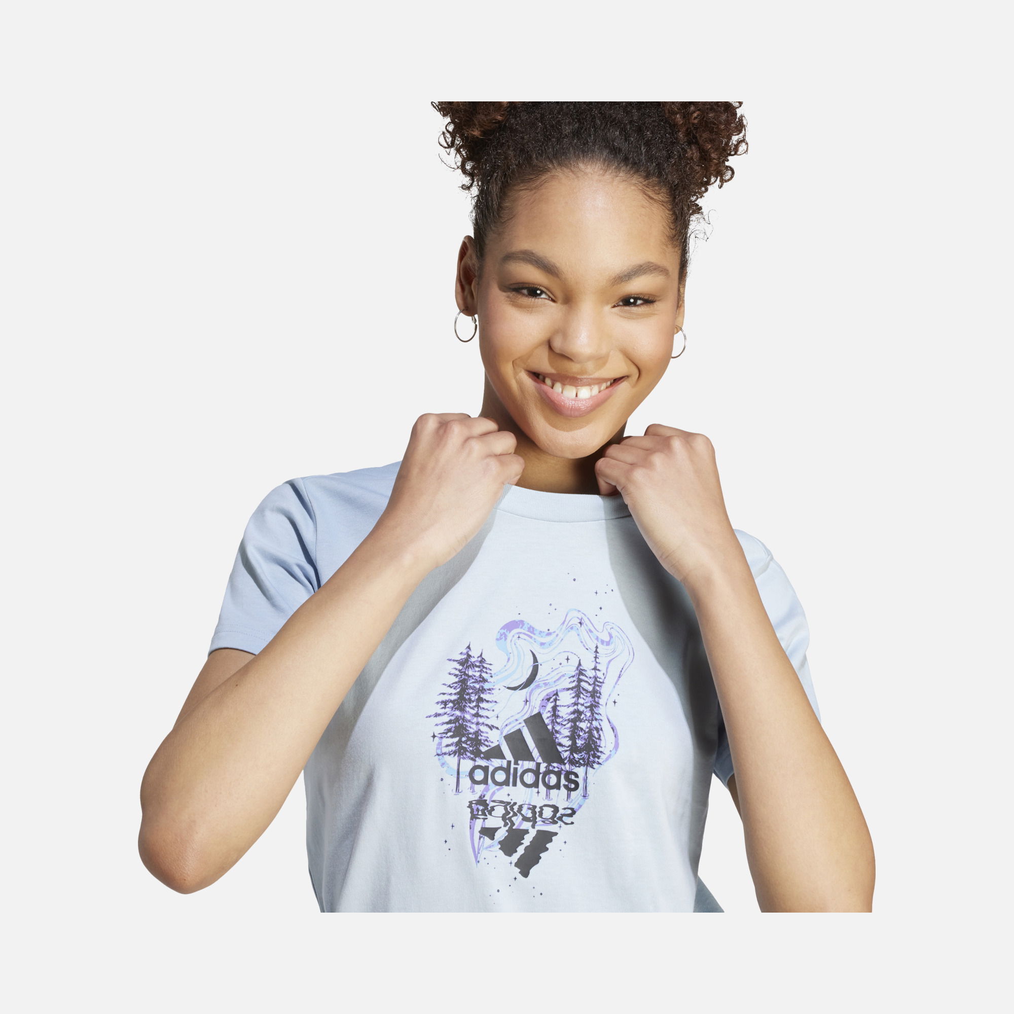 adidas Sportswear Mystic Nature Graphic Short-Sleeve Kadın Tişört