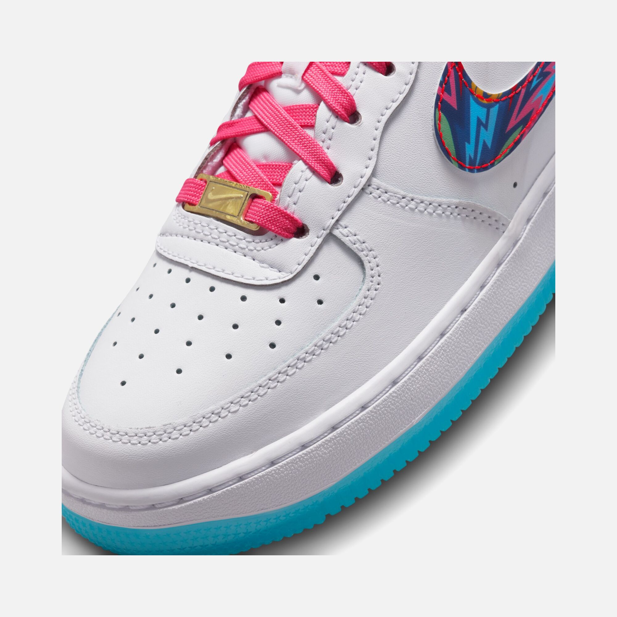 Nike Air Force 1 ''Multi-Color Swoosh'' (GS) Spor Ayakkabı
