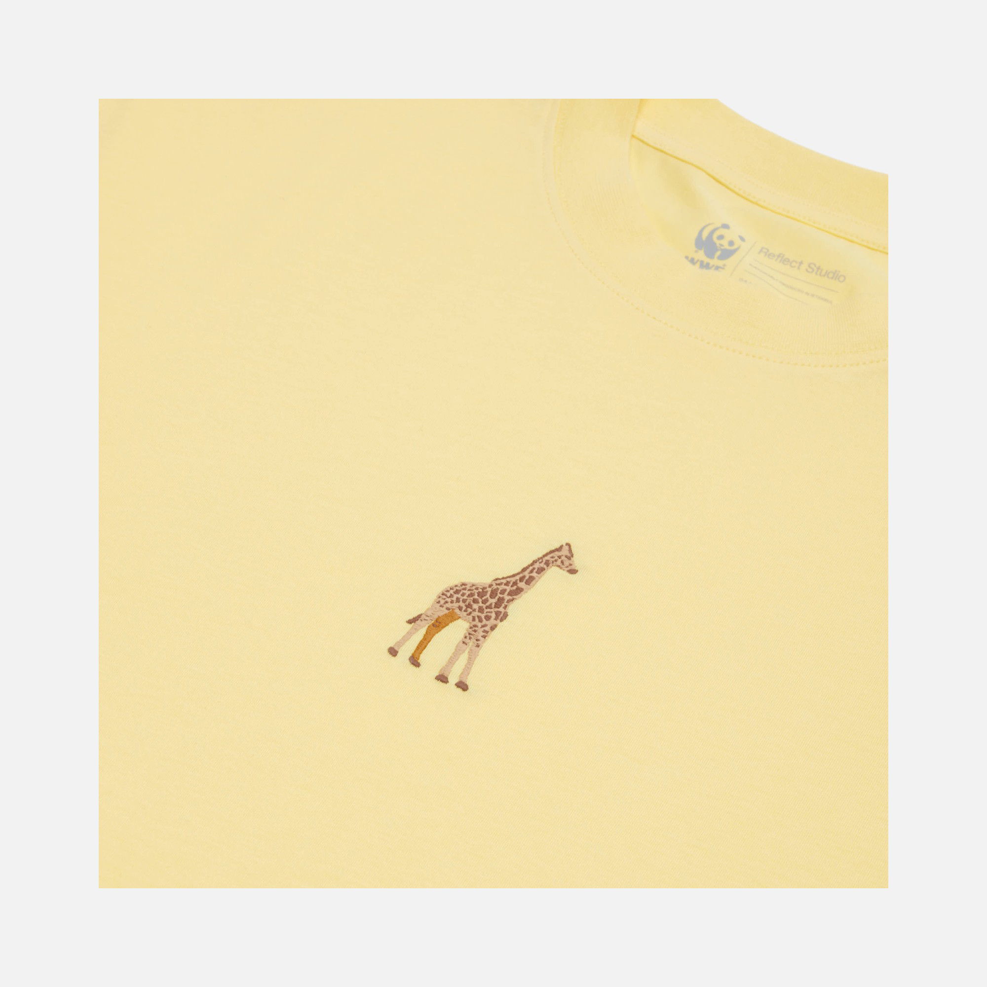 WWF Sportswear Zürafa Embroidered Oversize Short-Sleeve Unisex Tişört