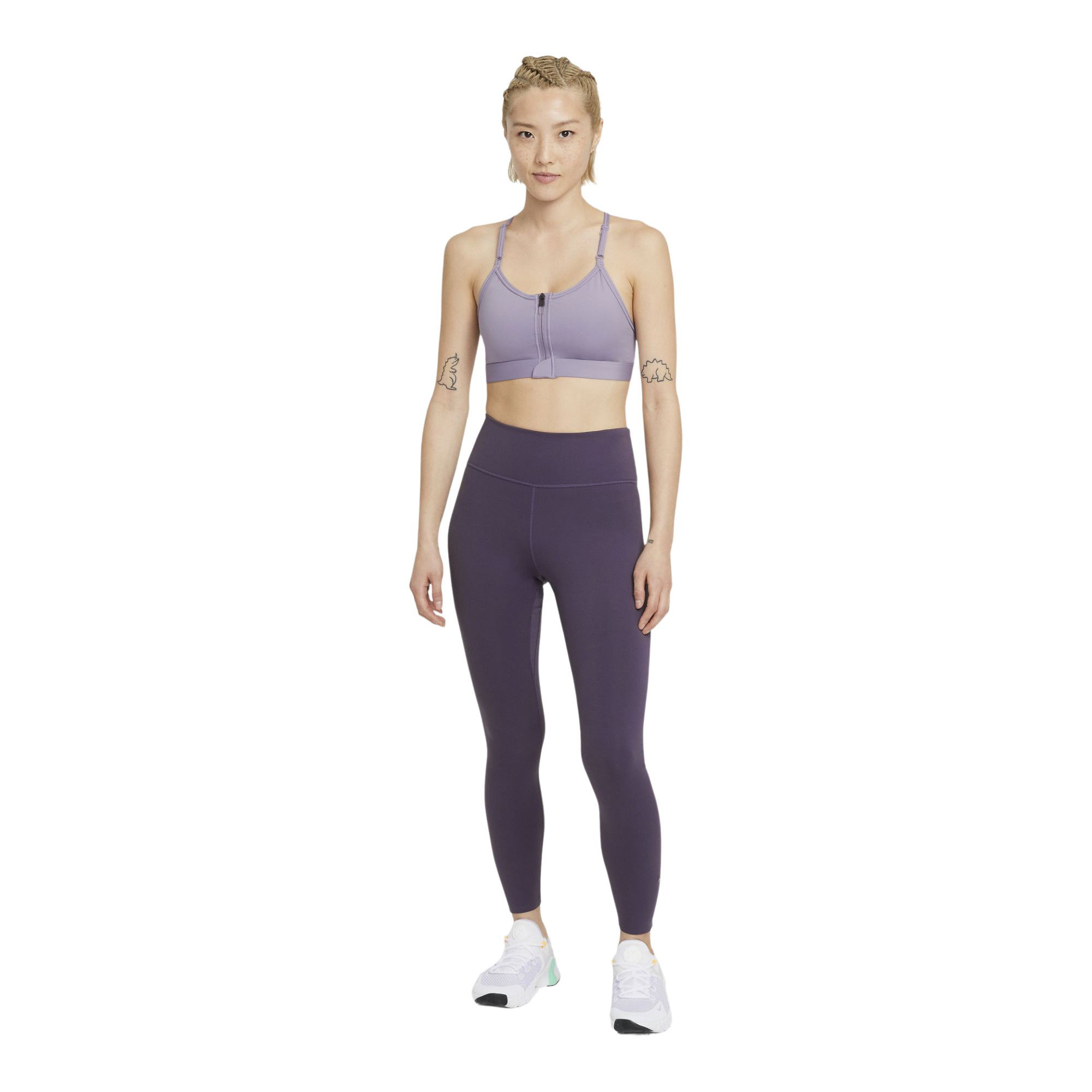 Nike Dri-Fit Indy Zip-Front Light-Support Padded Kadın Bra