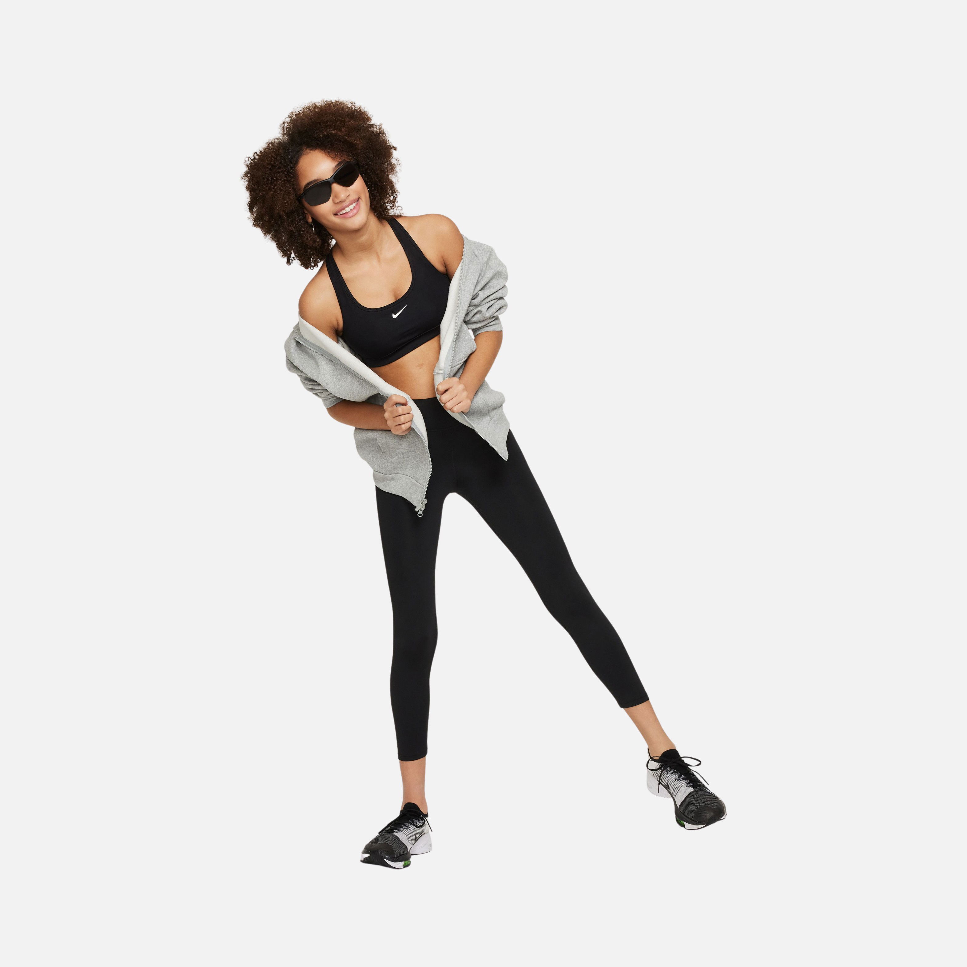 Nike Swoosh Medium Support Padded Training (Girls') Çocuk Bra