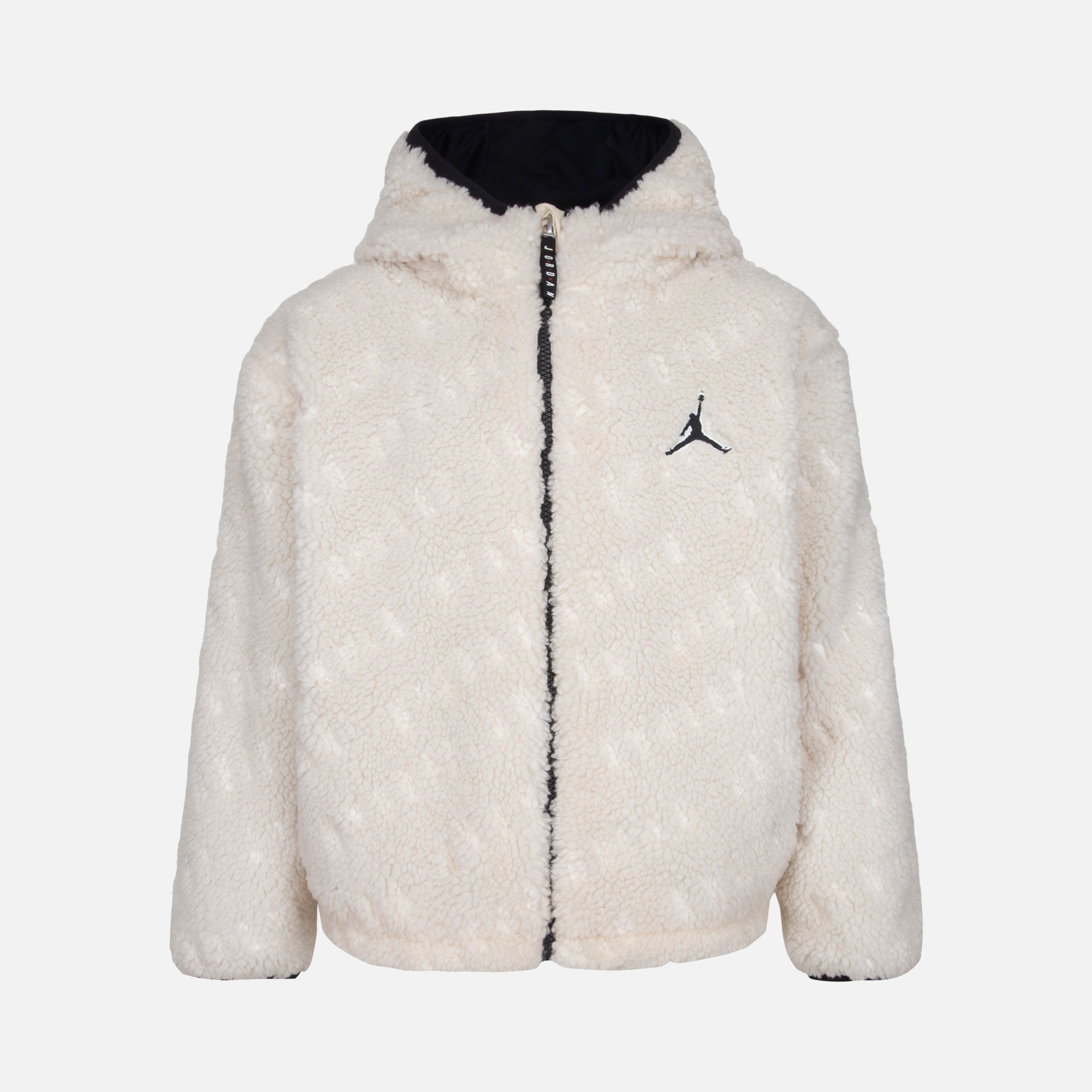 Nike Jordan Jacquard Sherpa Full-Zip Hoodie (Boys') Çocuk Mont