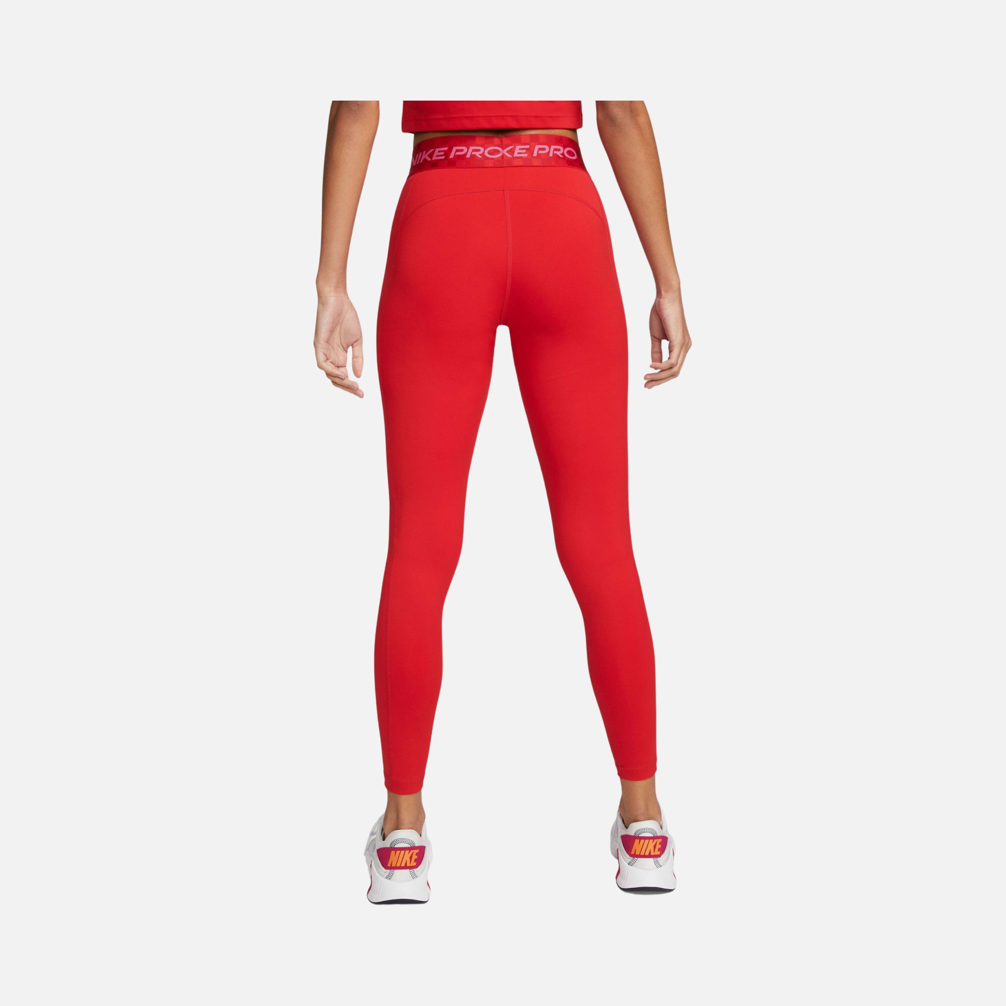 Nike Pro Dri-Fit Mid-Rise Full-Length Graphic Training Kadın Tayt