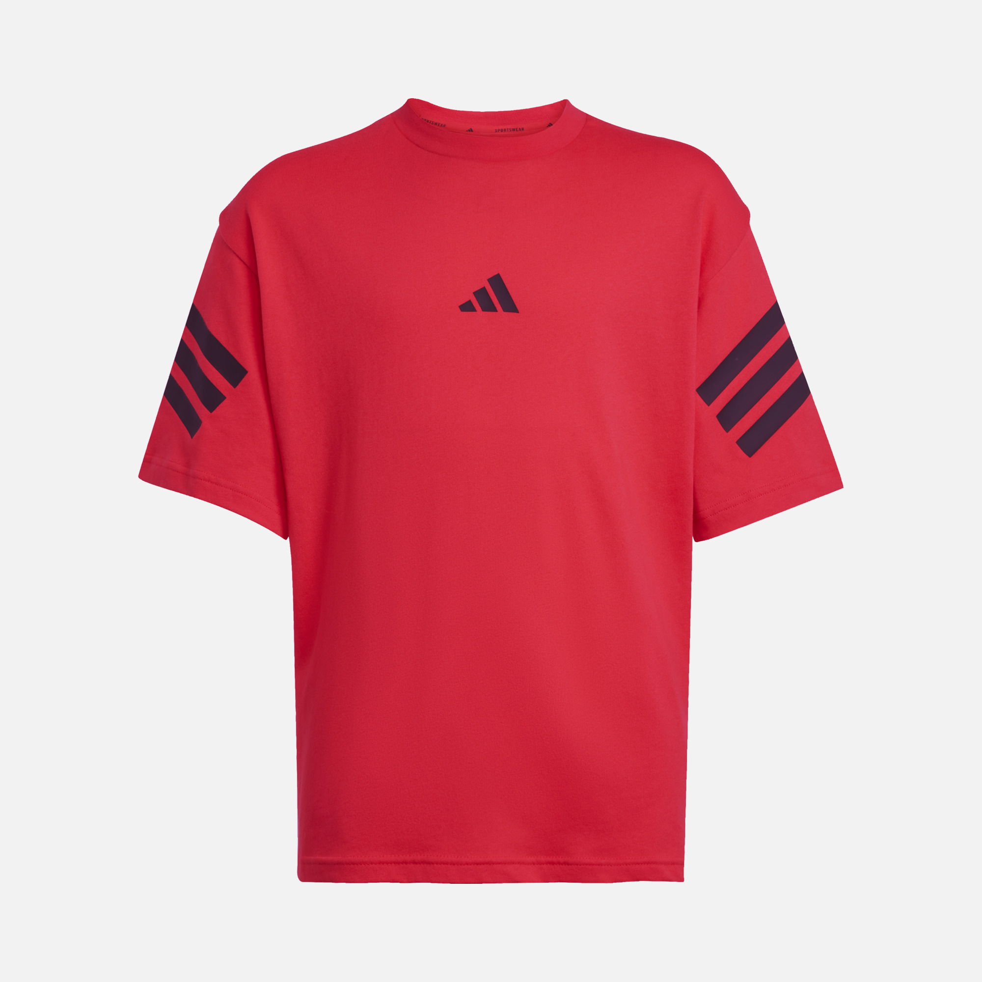 adidas Sportswear Future Icons 3-Stripes & 3-Bar Logo Detail Short-Sleeve Çocuk Tişört