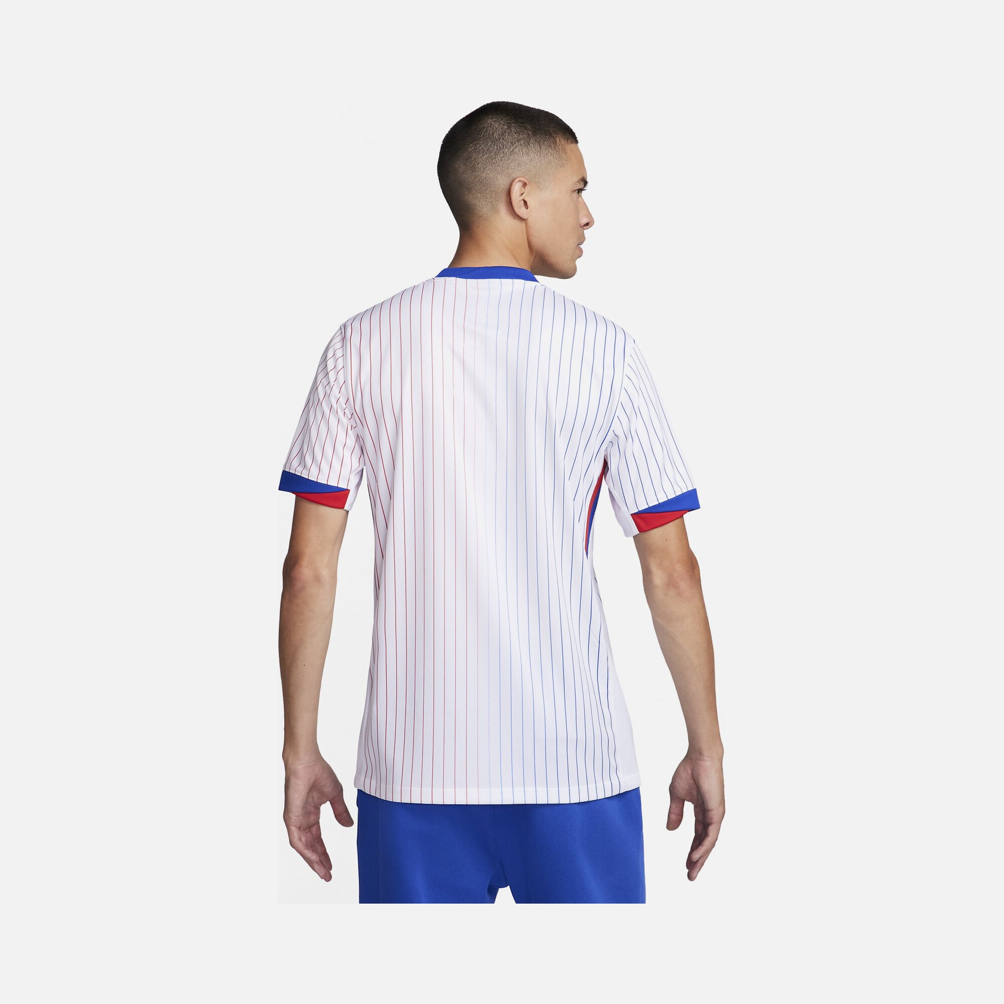 Nike France 2024-2025 Stadyum Deplasman Short-Sleeve Erkek Forma