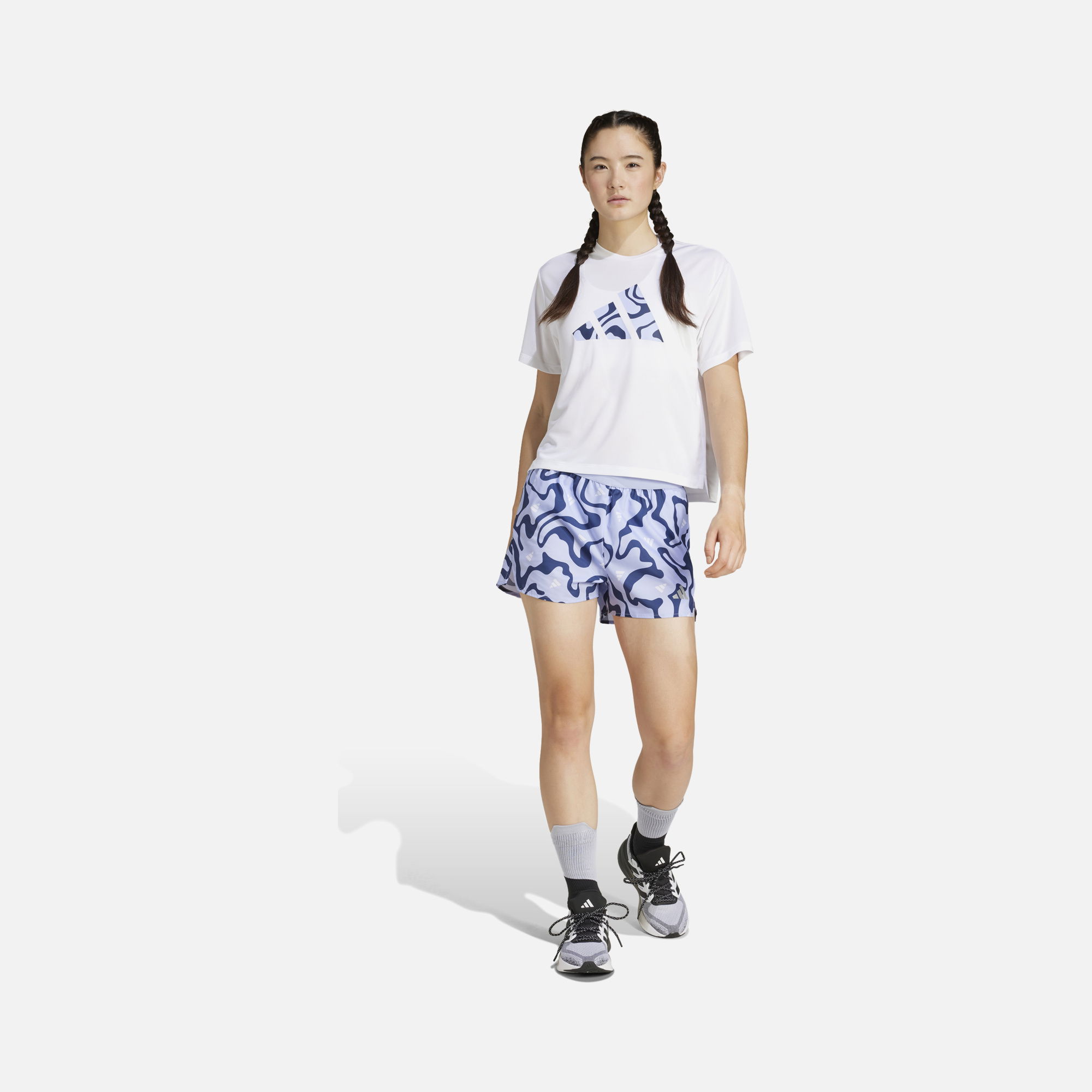 adidas Climacool ''Run It Brand Love Graphic'' Running Short-Sleeve Kadın Tişört