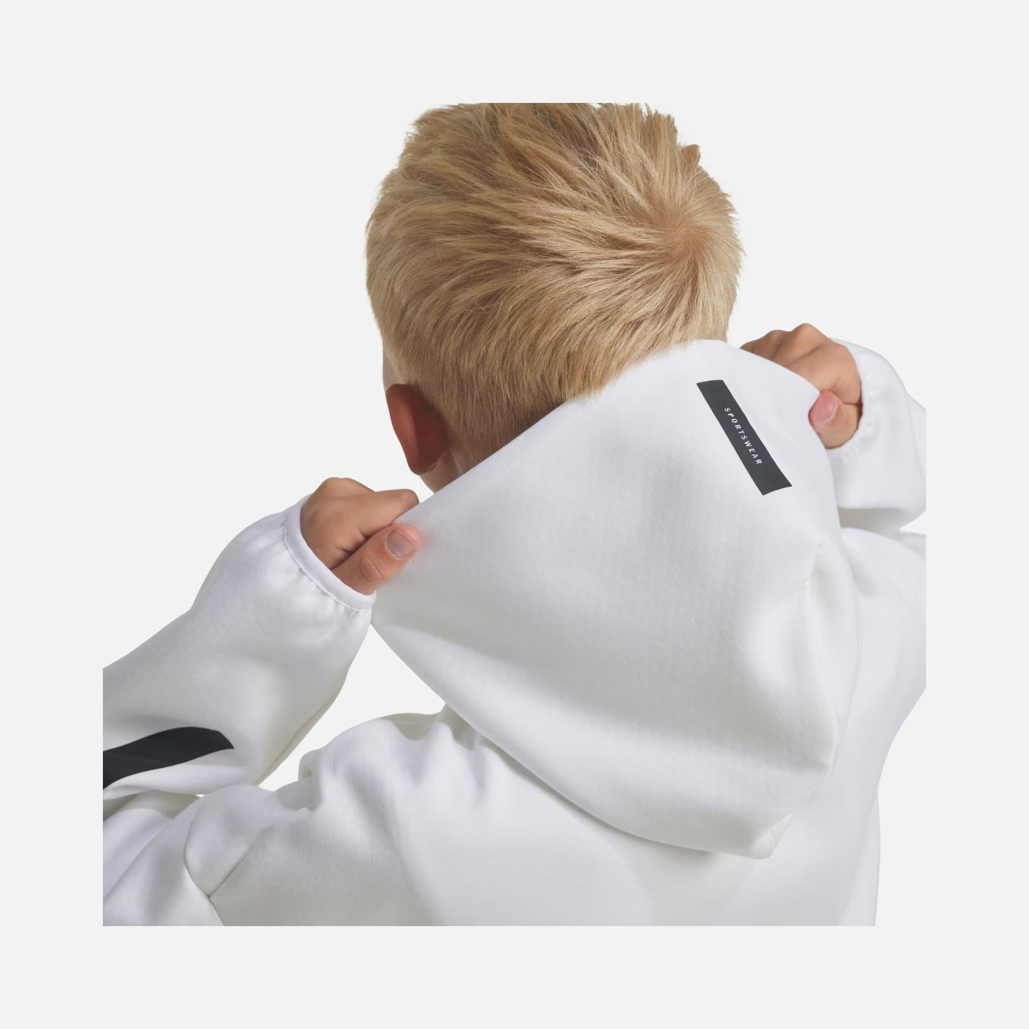 adidas Z.N.E. Sportswear Track Full-Zip Hoodie Çocuk Sweatshirt