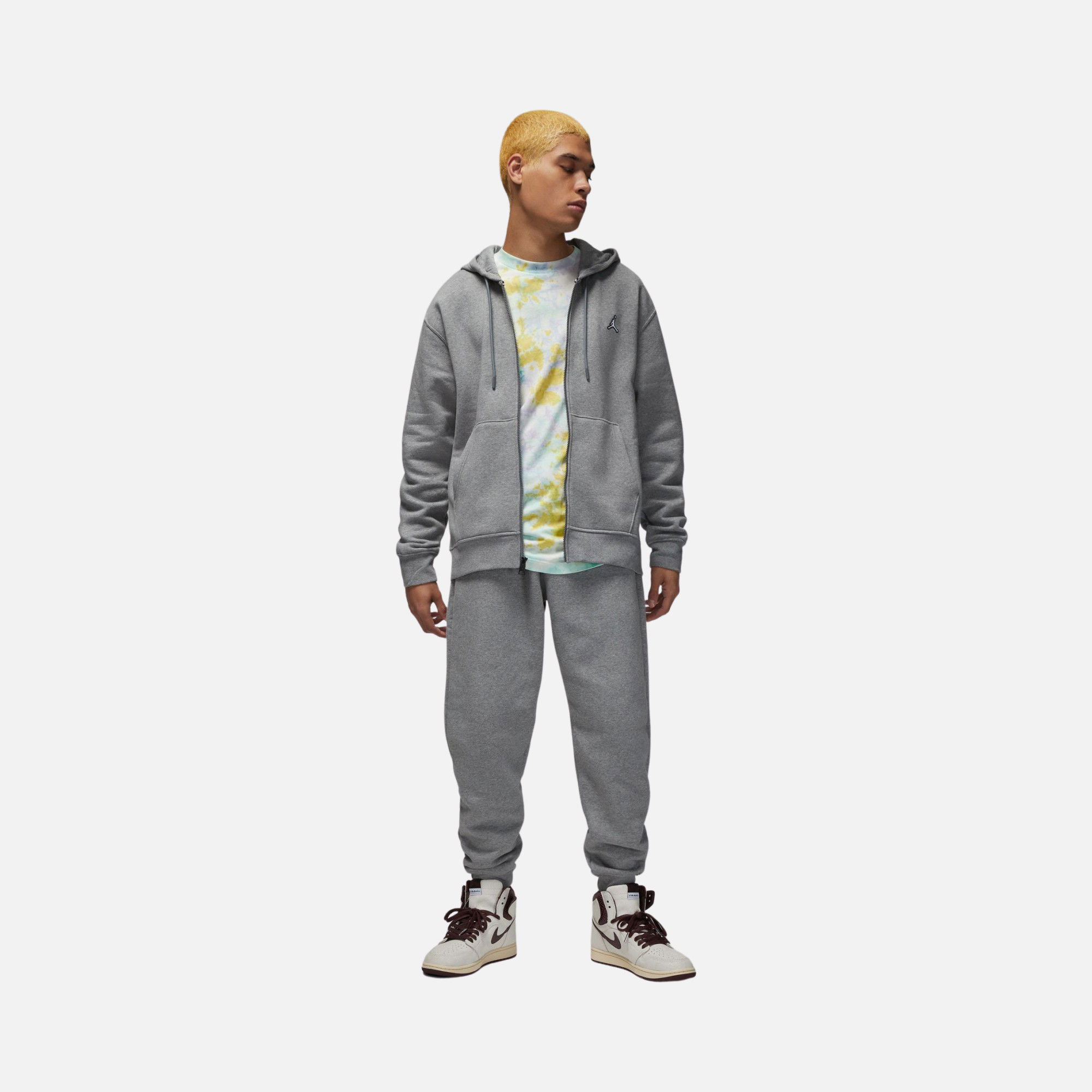 Nike Jordan Brooklyn Fleece Full-Zip Hoodie Erkek Sweatshirt