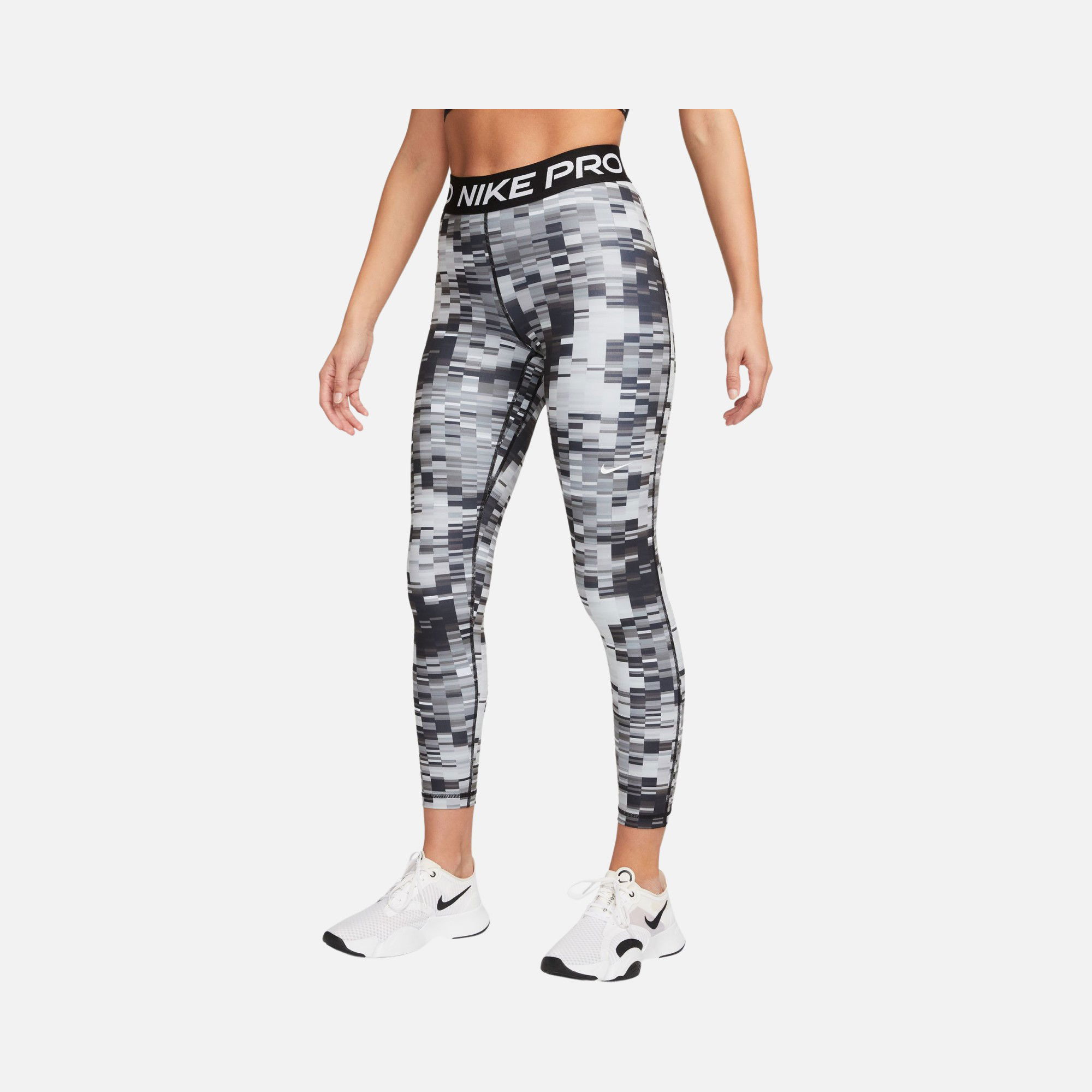 Nike Pro Dri-Fit Mid-Rise 7/8 Allover Printed Training  Kadın Tayt