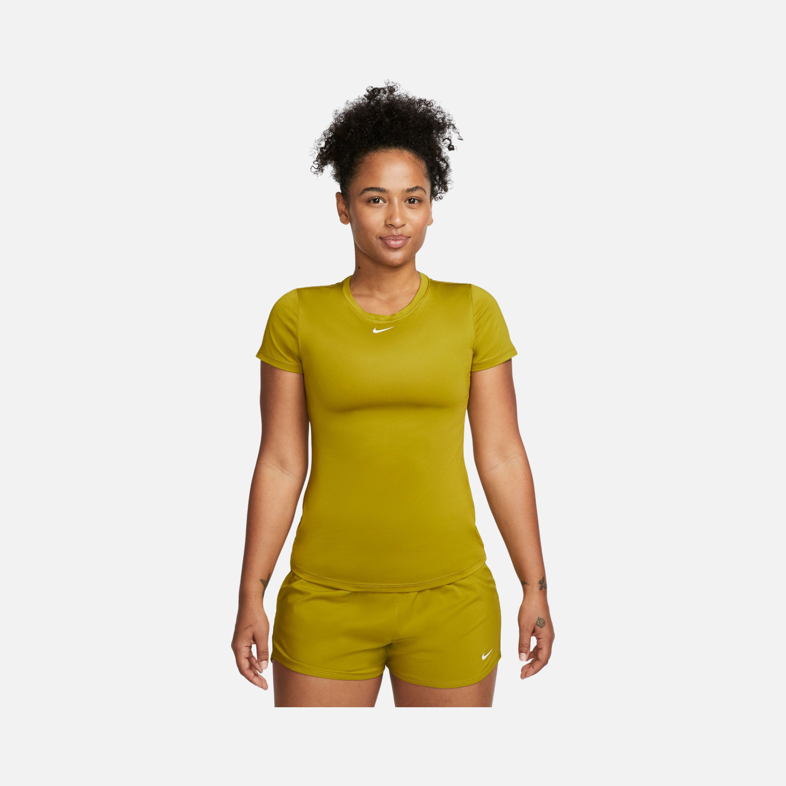 Nike Dri-Fit One Slim-Fit Short-Sleeve Kadın Tişört