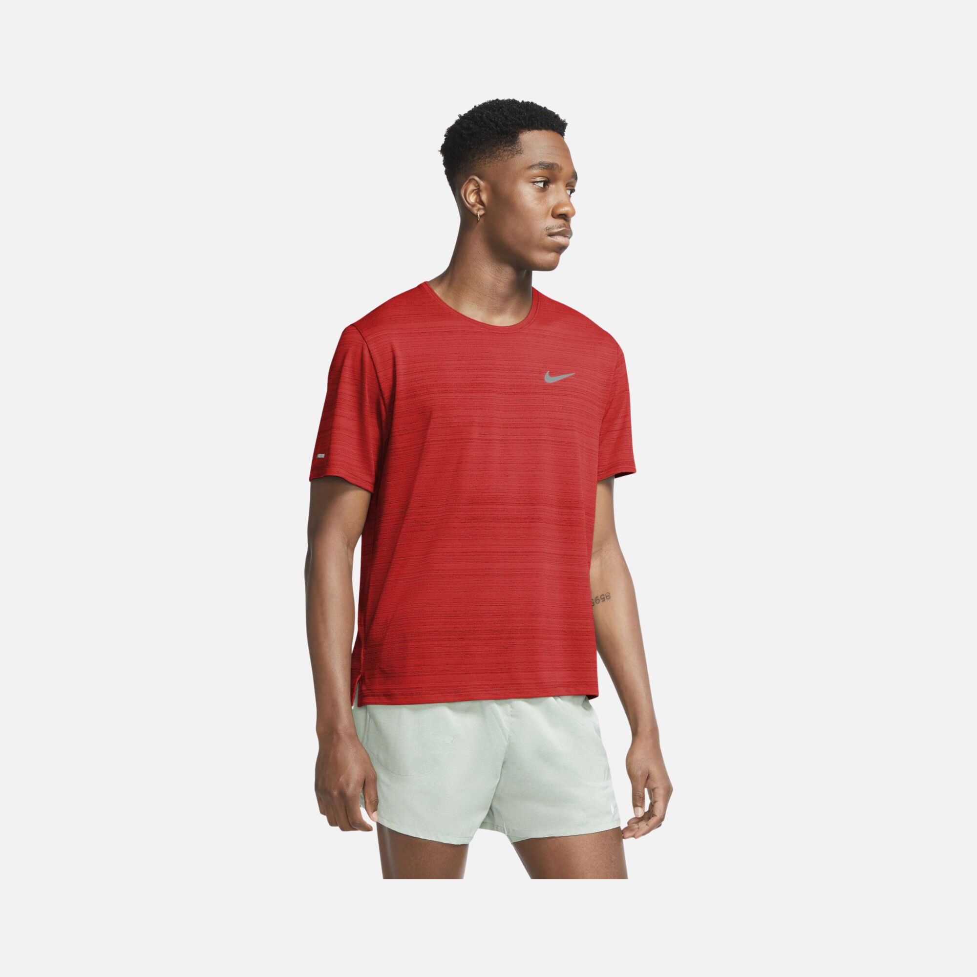 Nike Dri-Fit Miler Running Short-Sleeve Erkek Tişört