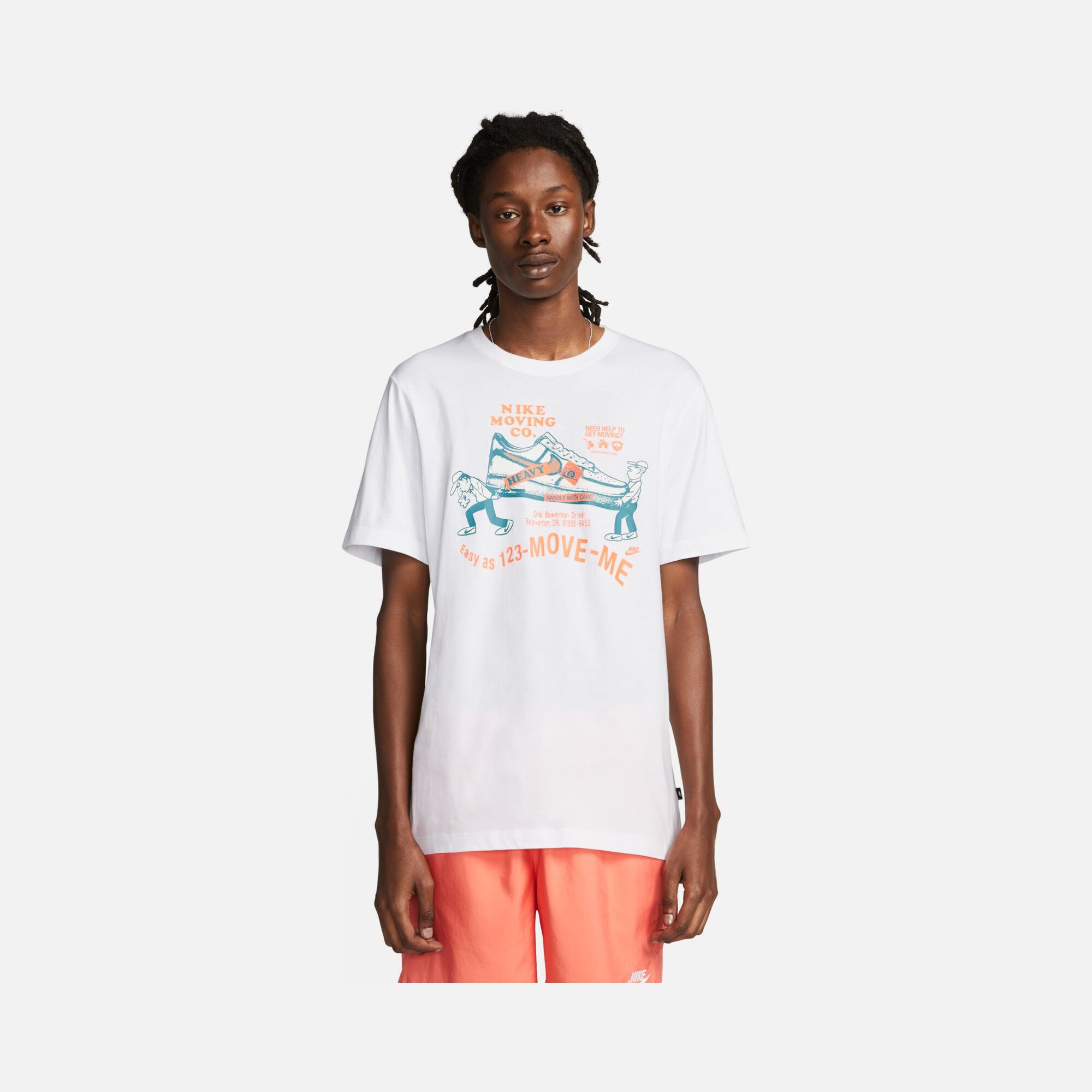 Nike Sportswear ''Easy 123-Move-Me Graphic'' Short-Sleeve Erkek Tişört