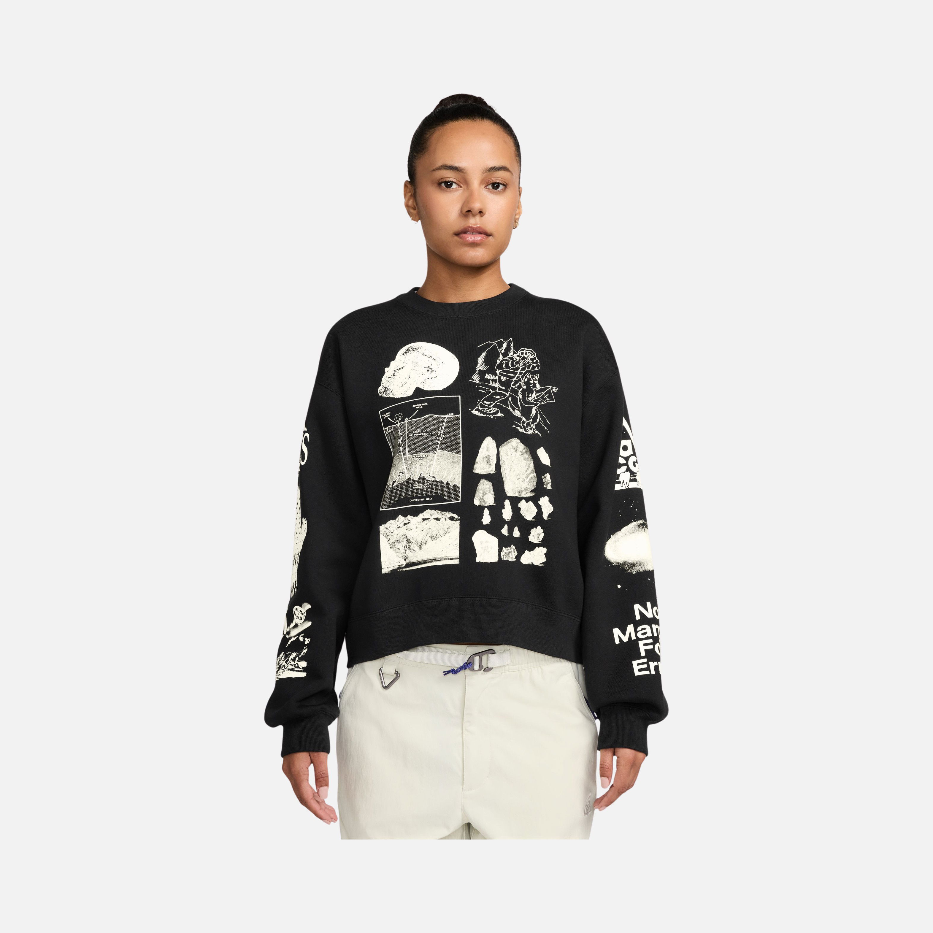 Nike Sportswear ACG "Tuff Fleece" Therma-Fit Repel Crew Kadın Sweatshirt