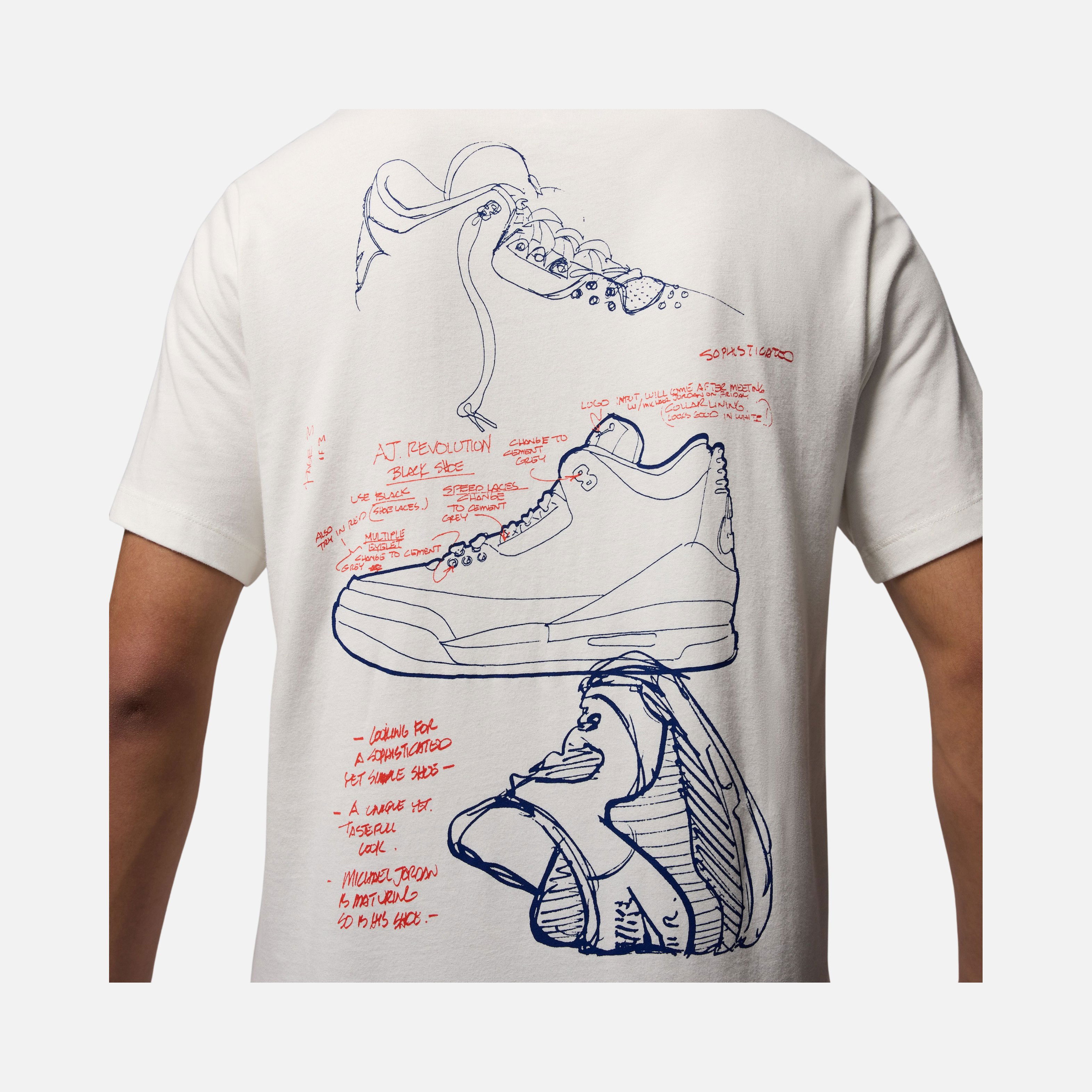 Nike MJ Brand Rare Air Jordan 3 Ss Crew Erkek Tişört