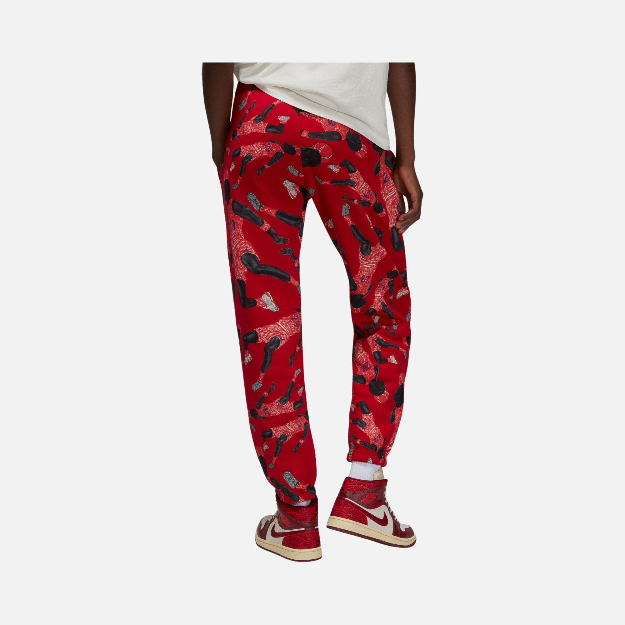 Nike Jordan Brooklyn Fleece Printed Kadın Eşofman Altı