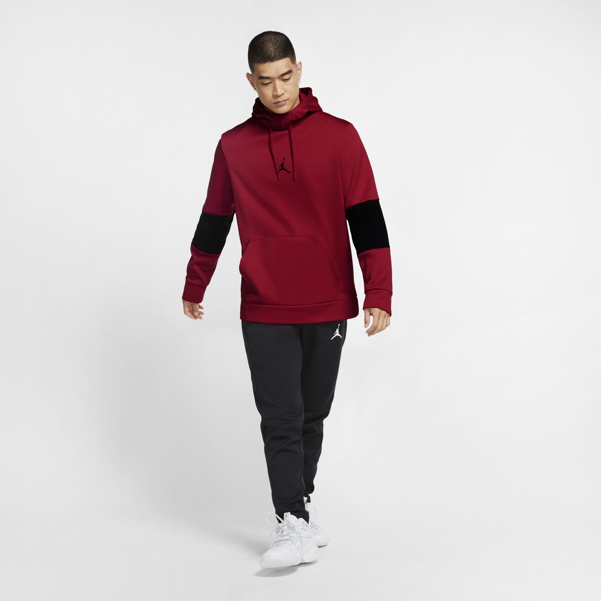 Nike Jordan Air Therma Training Fleece Pullover Hoodie Erkek Sweatshirt