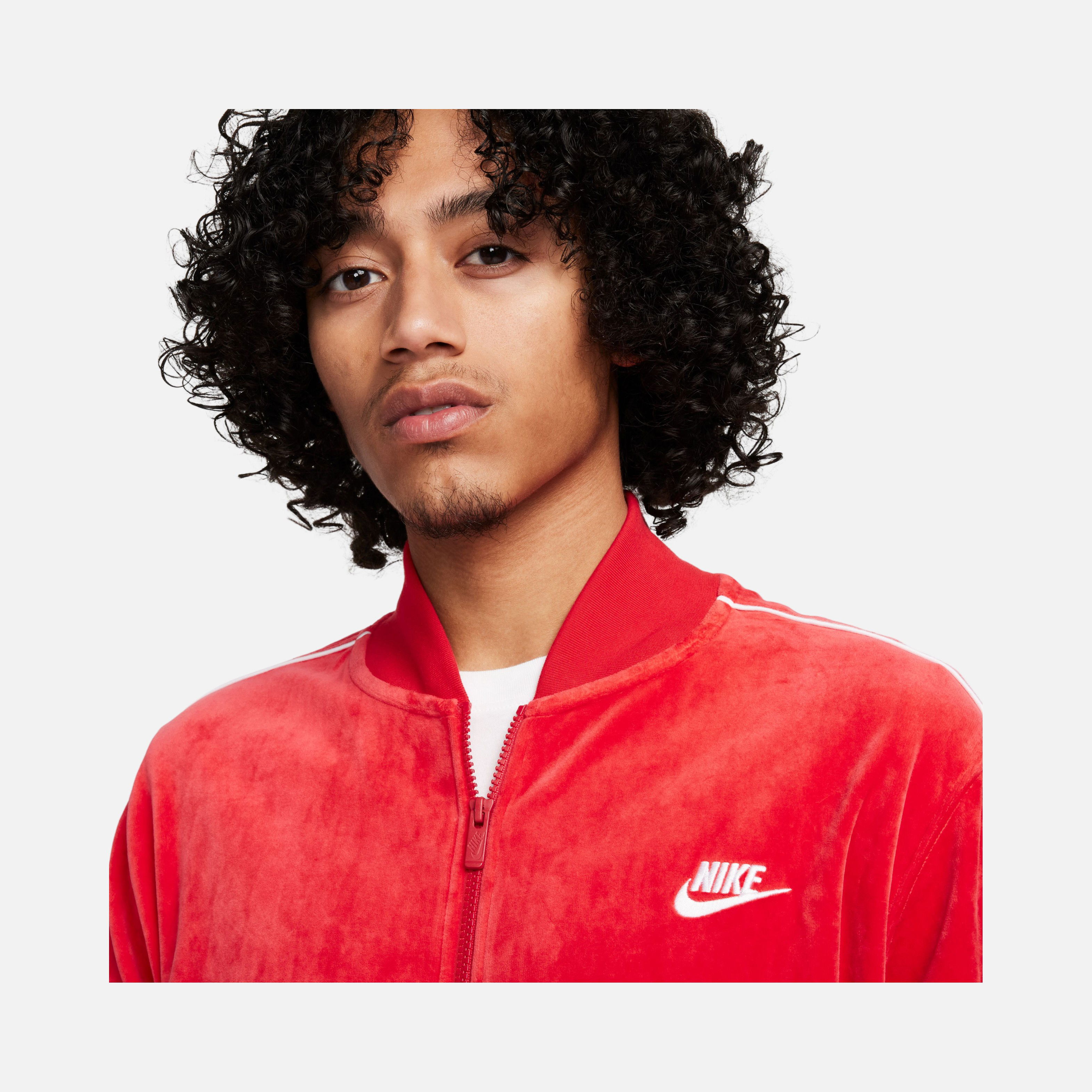 Nike Sportswear Club Velour Full-Zip Erkek Ceket