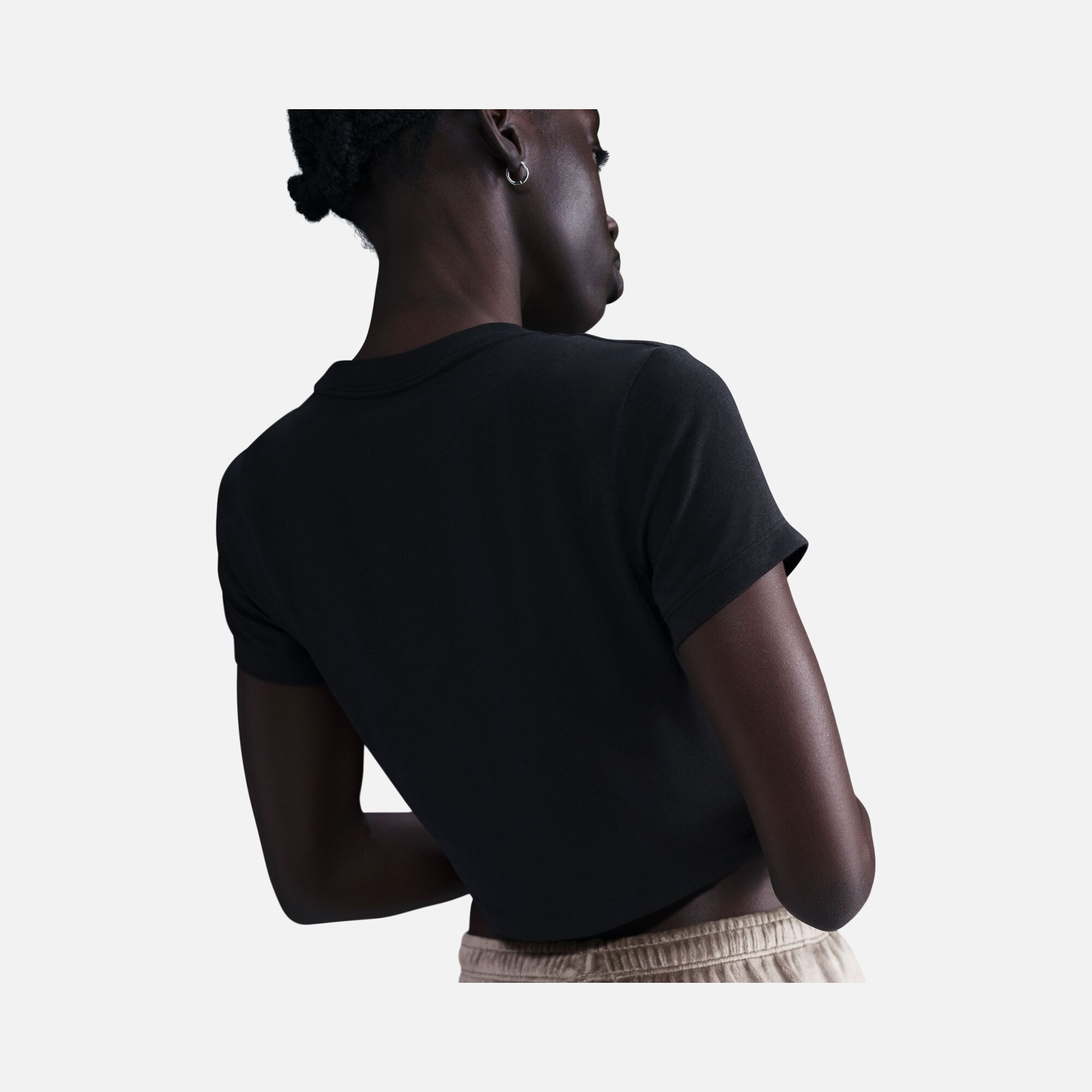 Nike W Nsw Chill Knit Crop Kadın Tişört