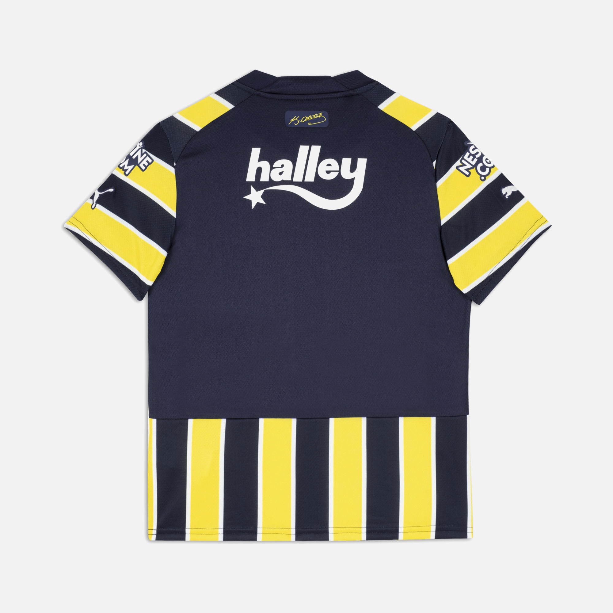 Puma Fenerbahçe S.K. 2022-2023 Çubuklu İç Saha Çocuk Forma