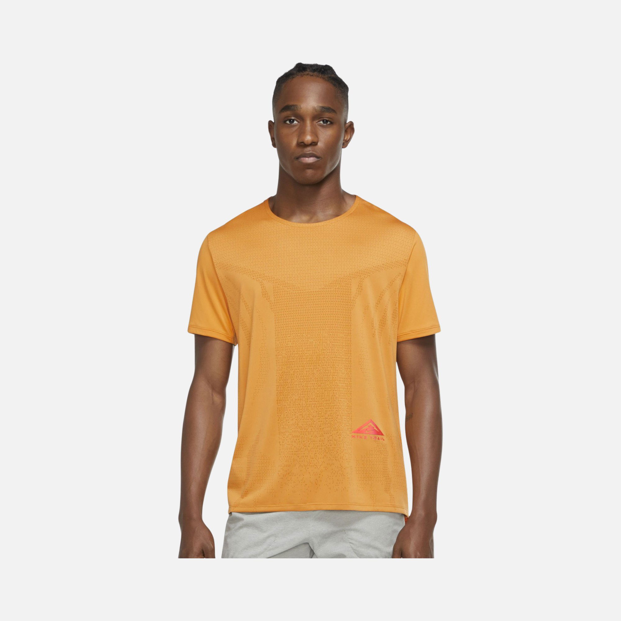 Nike Dri-Fit Rise 365 Trail Running Short-Sleeve Erkek Tişört