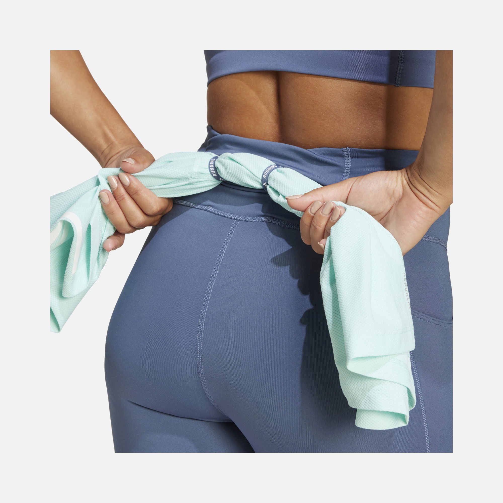 adidas AEROREADY Own the Run Adiflex Fabric High Waist 7/8 Running Kadın Tayt