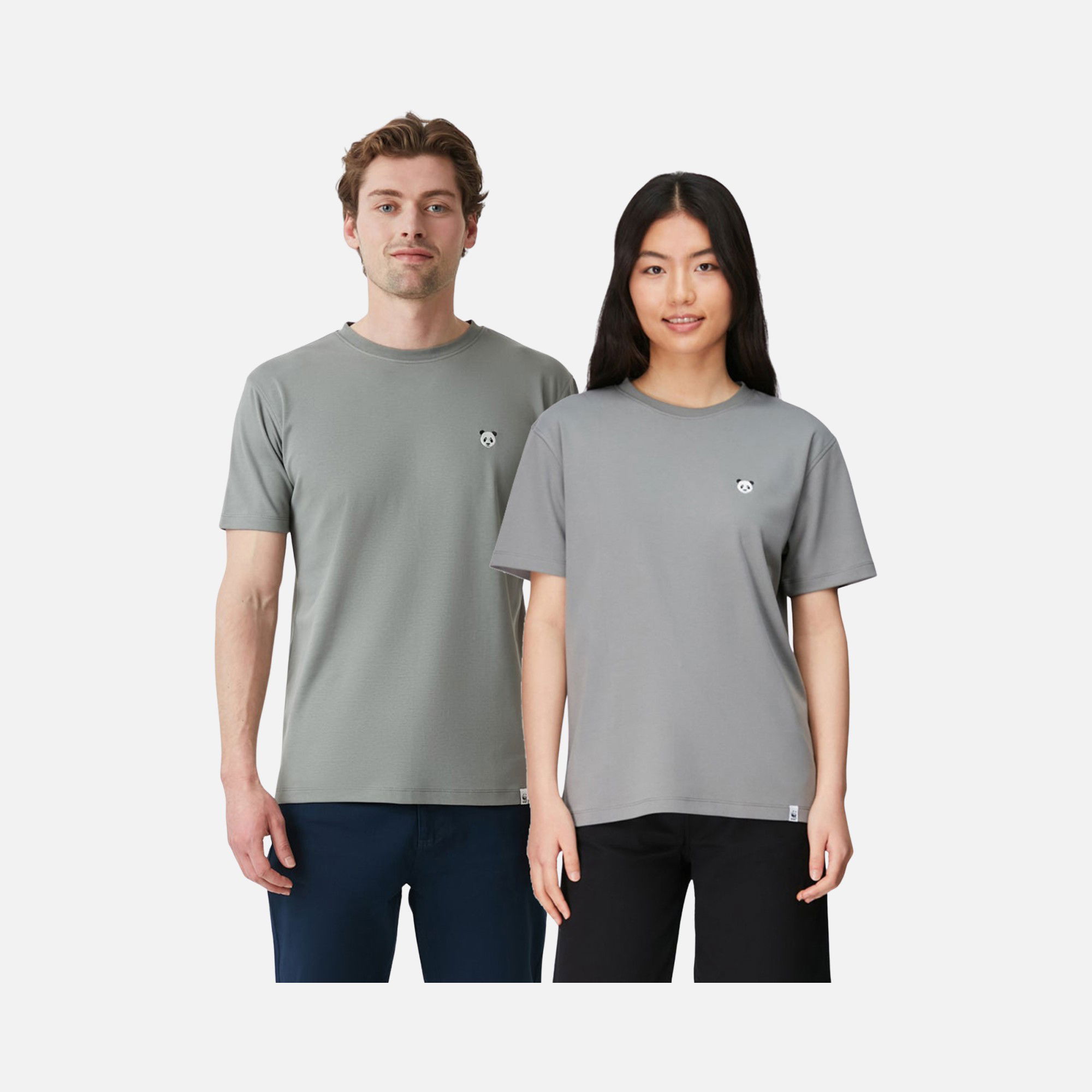 WWF Sportswear Panda Embroidered Short-Sleeve Unisex Tişört