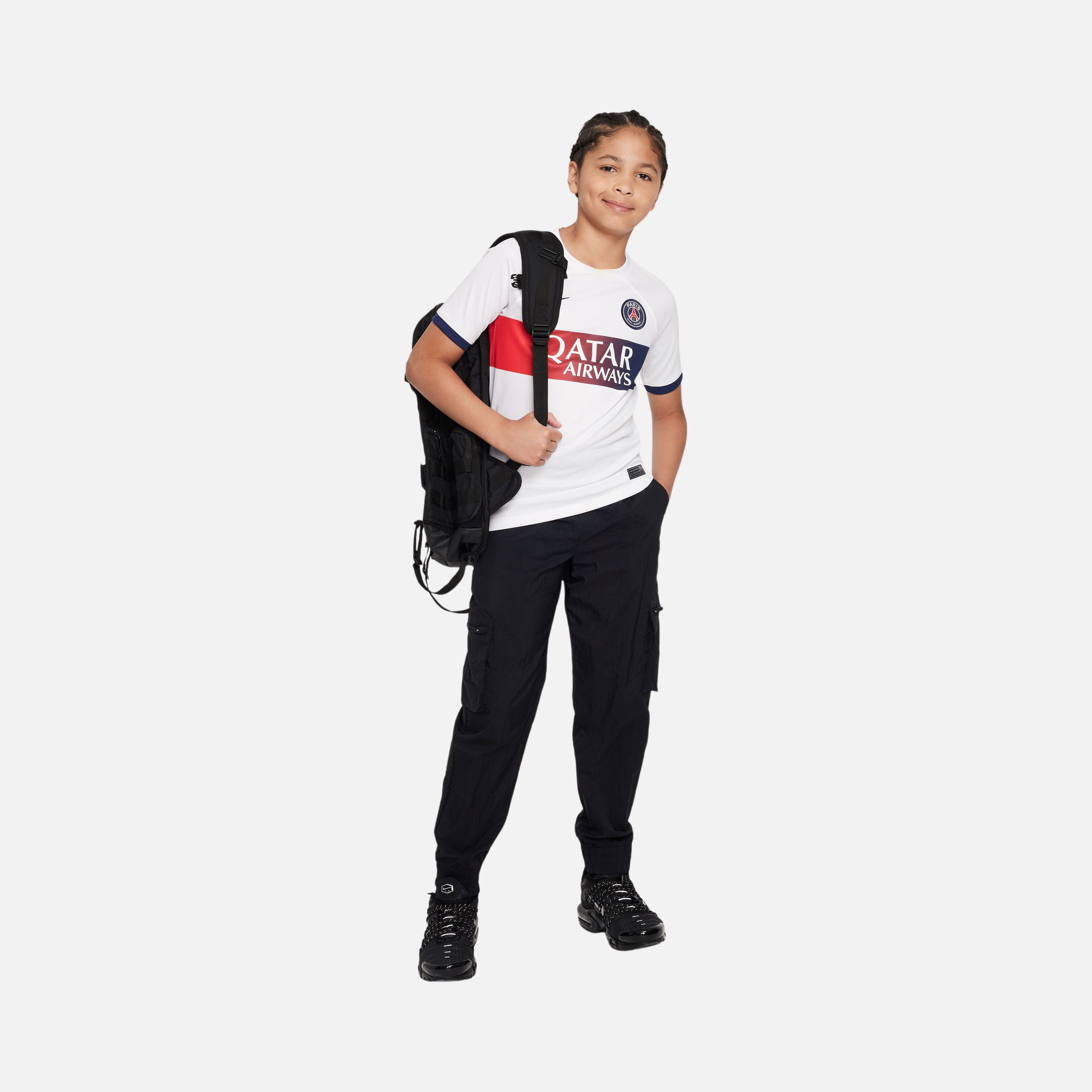 Nike Paris Saint-Germain 2023-2024 Stadium Deplasman Çocuk Forma