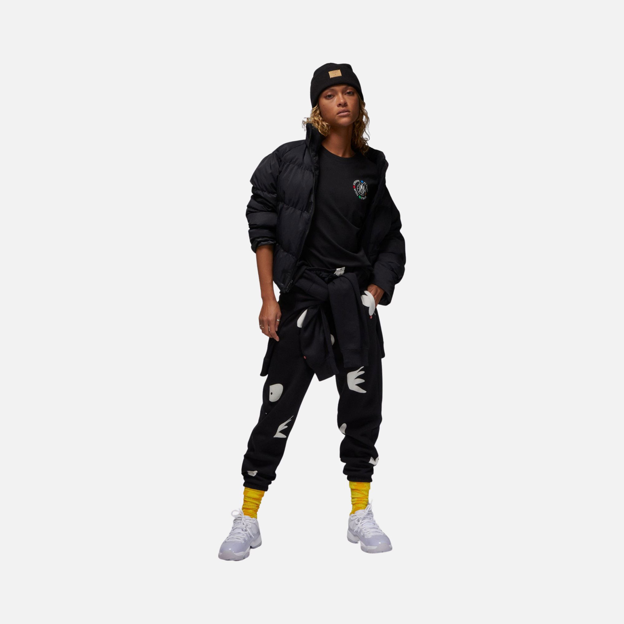 Nike Jordan Flight Graphics Artist Series by Mia Lee Short-Sleeve Kadın Tişört