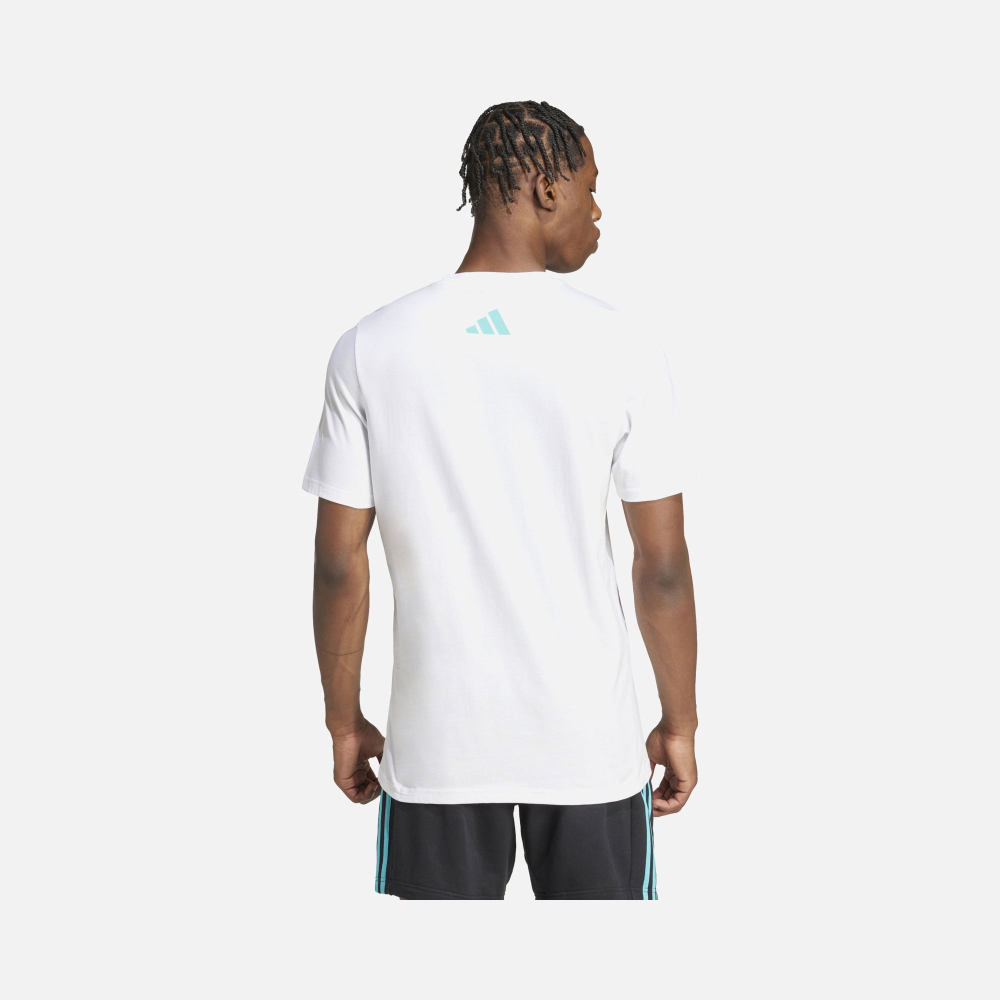 adidas Mercedes-AMG Petronas F1 Team DNA Graphic Regular-Fit Racing Fans Short-Sleeve Erkek Tişört