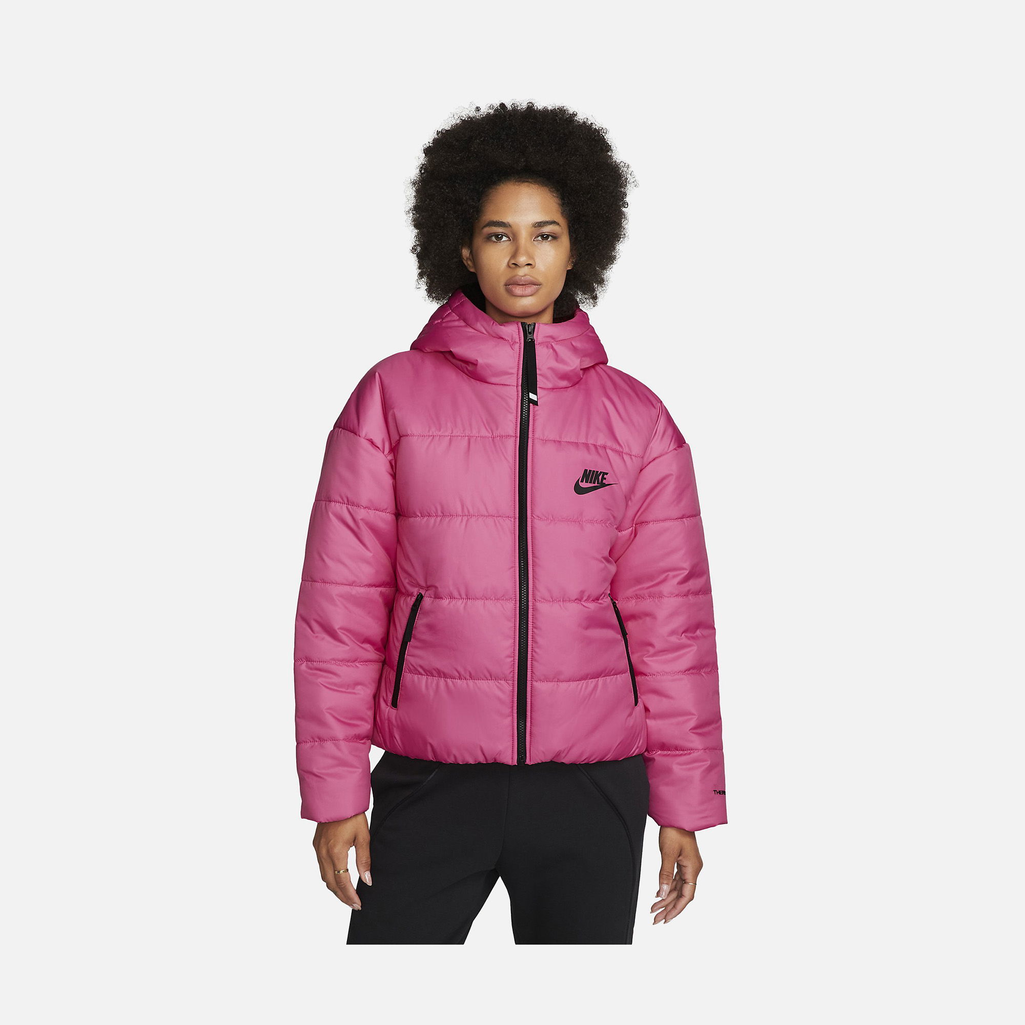 Nike Sportswear Therma-Fit Repel Synthetic-Fill Full-Zip Hoodie Kadın Mont