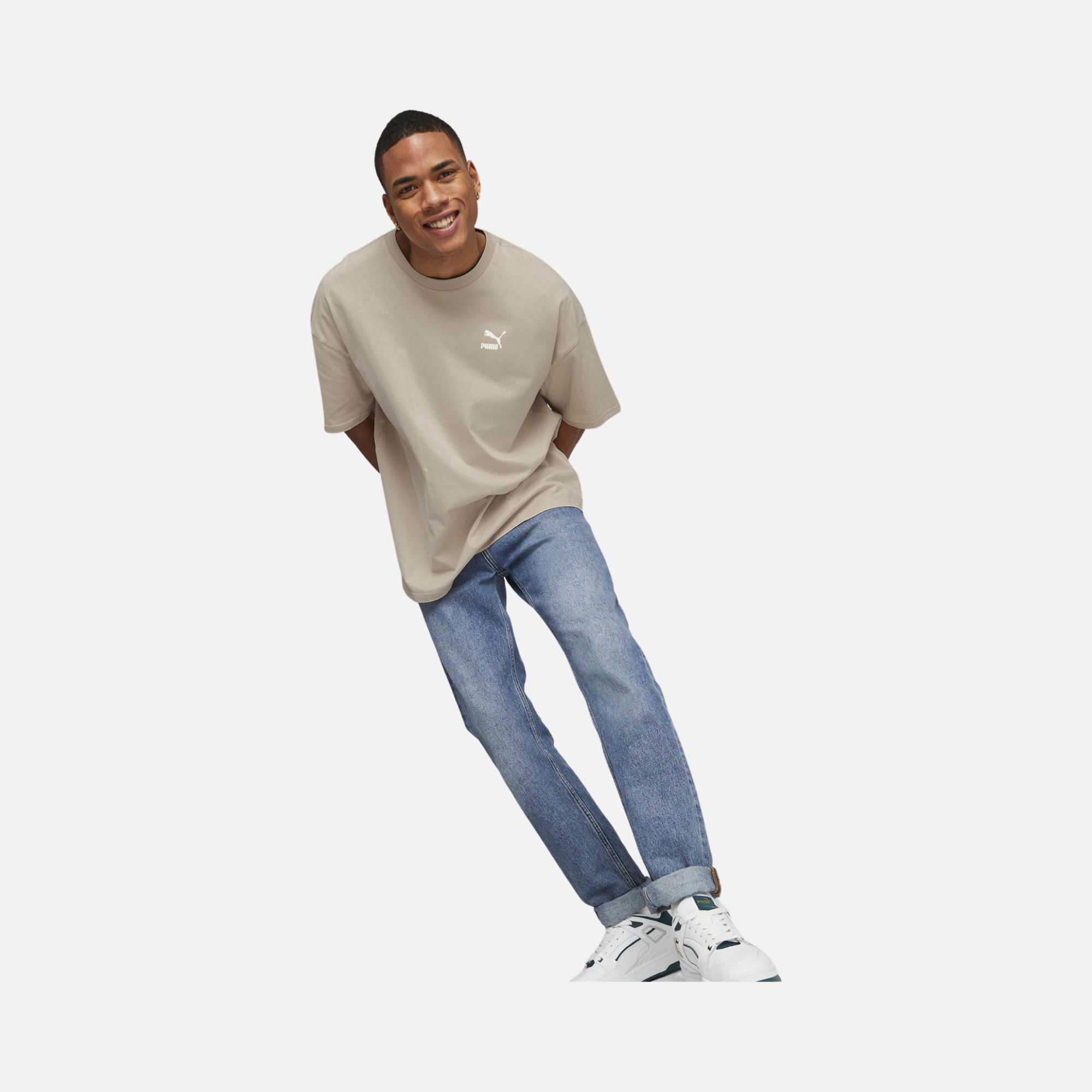 Puma Sportswear Classics Oversized Short-Sleeve Erkek Tişört