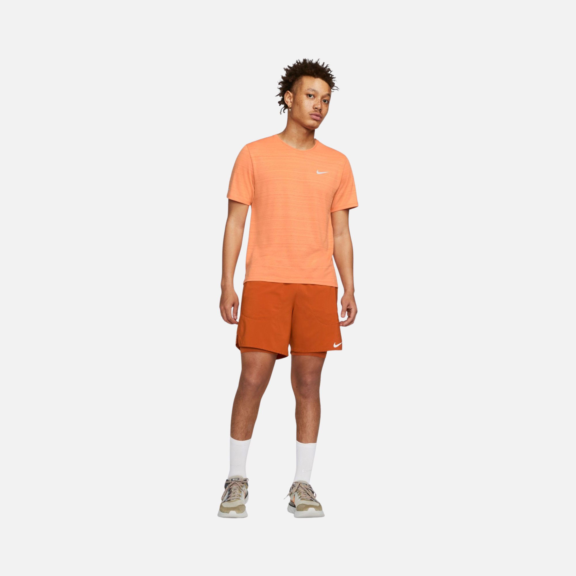 Nike Dri-Fit Miler Running Short-Sleeve Erkek Tişört