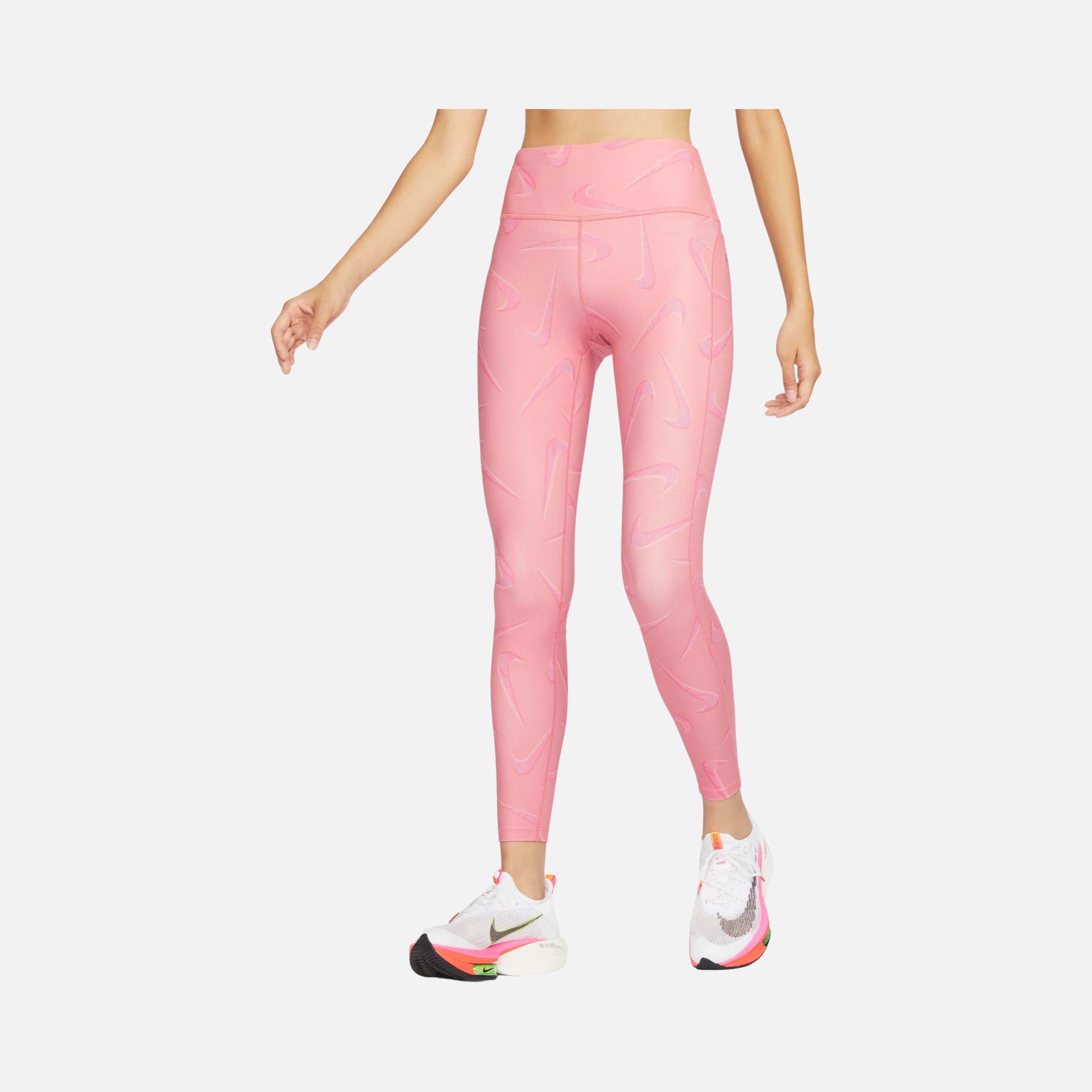 Nike Dri-Fit Fast Swoosh Printed 7/8 Running Kadın Tayt