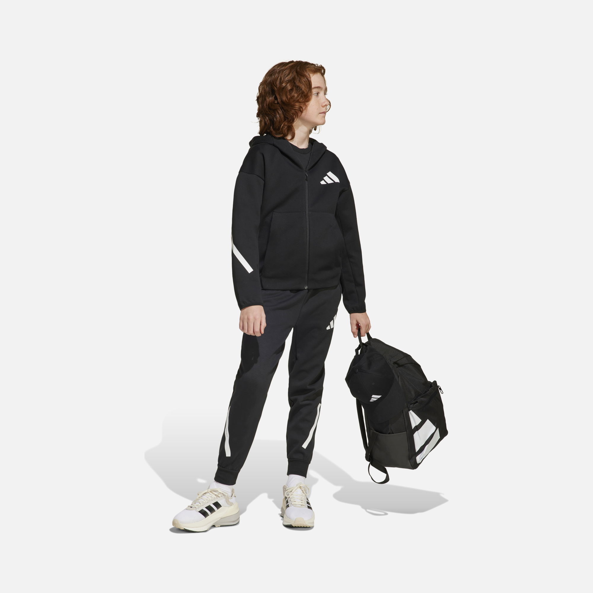 adidas Z.N.E. Sportswear Track Full-Zip Hoodie Çocuk Sweatshirt