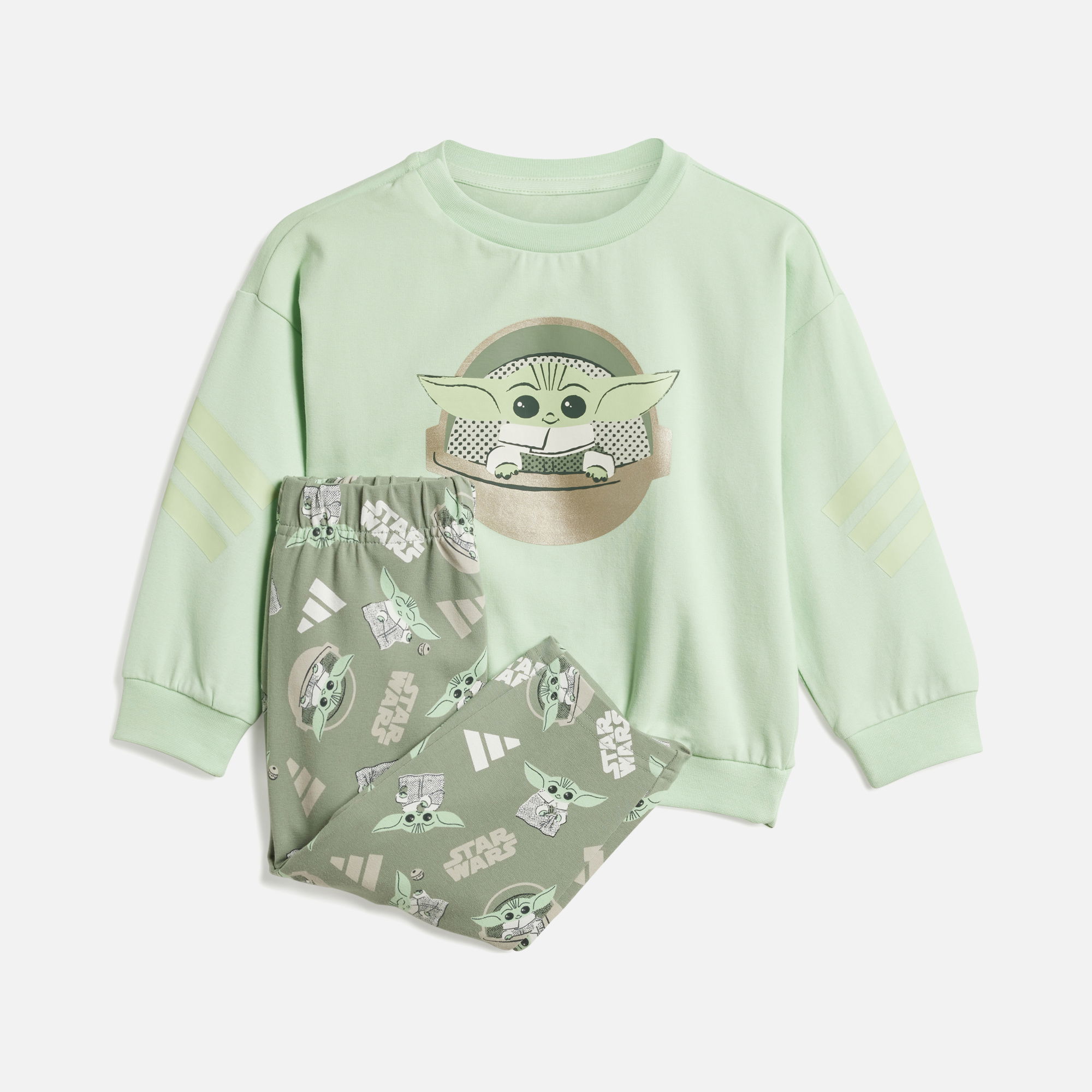 adidas Star Wars Mandalorian ''Color Grogu Printing Details'' Bebek Eşofman Takımı