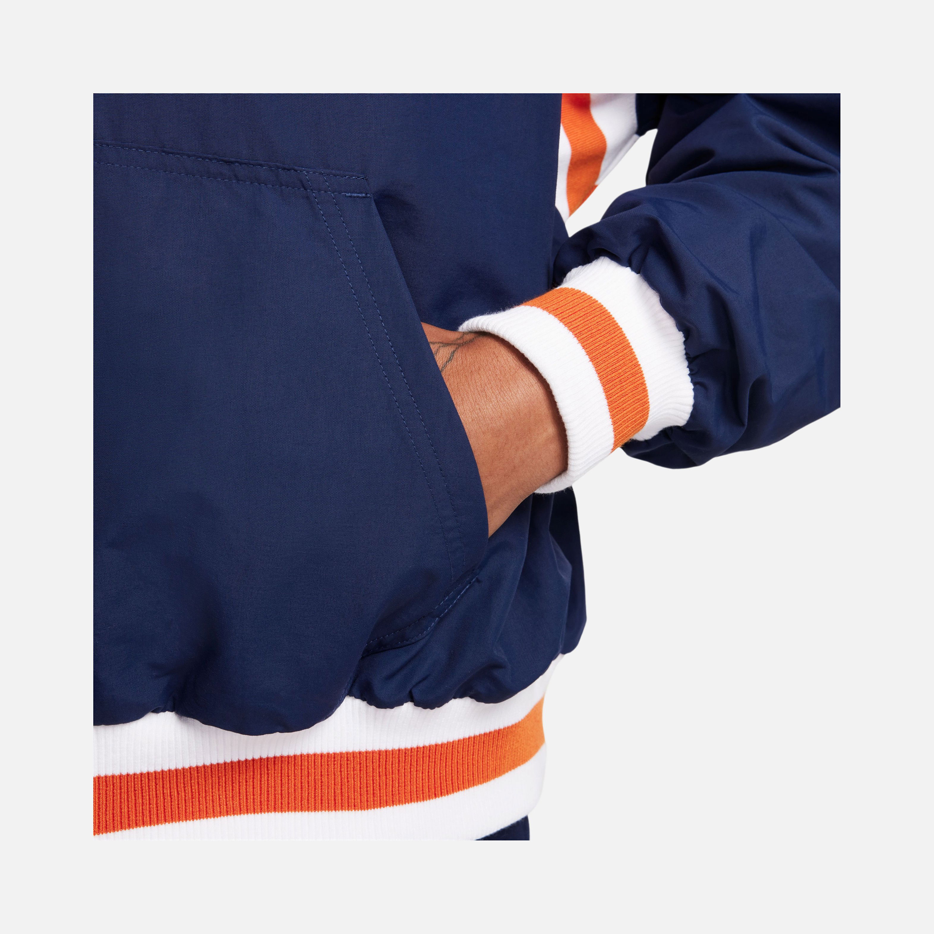 Nike Sportswear Authentics Woven Lined 1/2-Zip Hoodie Erkek Sweatshirt