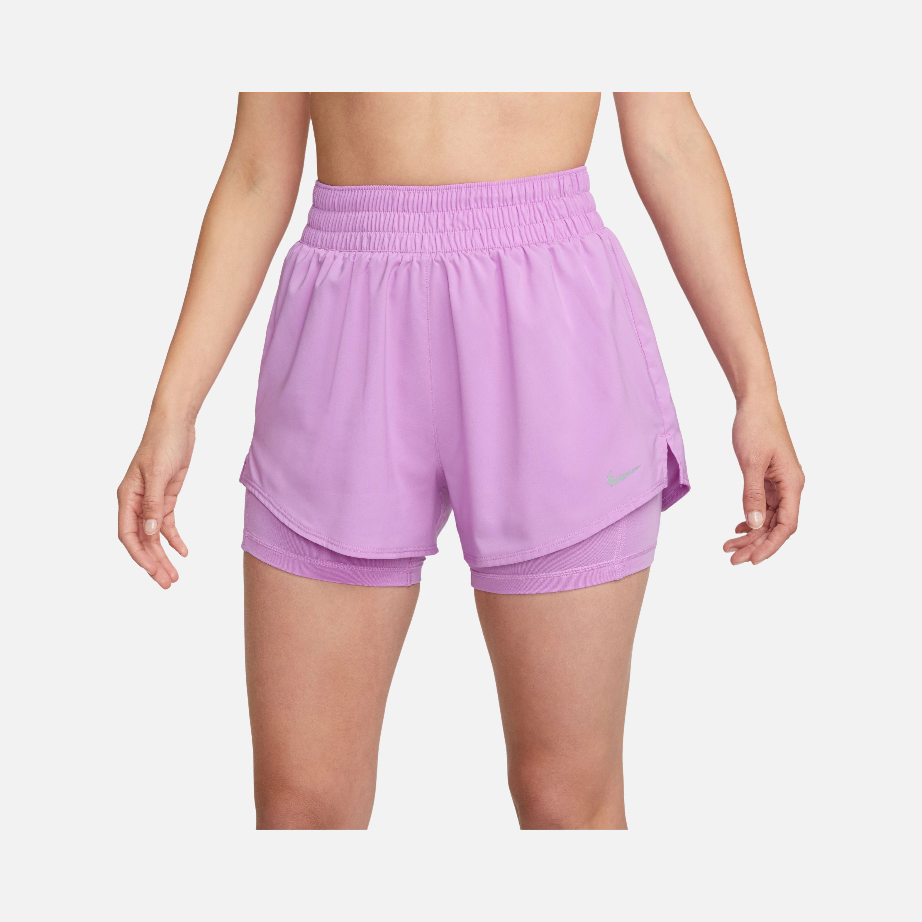 Nike Dri-Fit One High-Waisted 3" 2-in-1 Training Kadın Şort