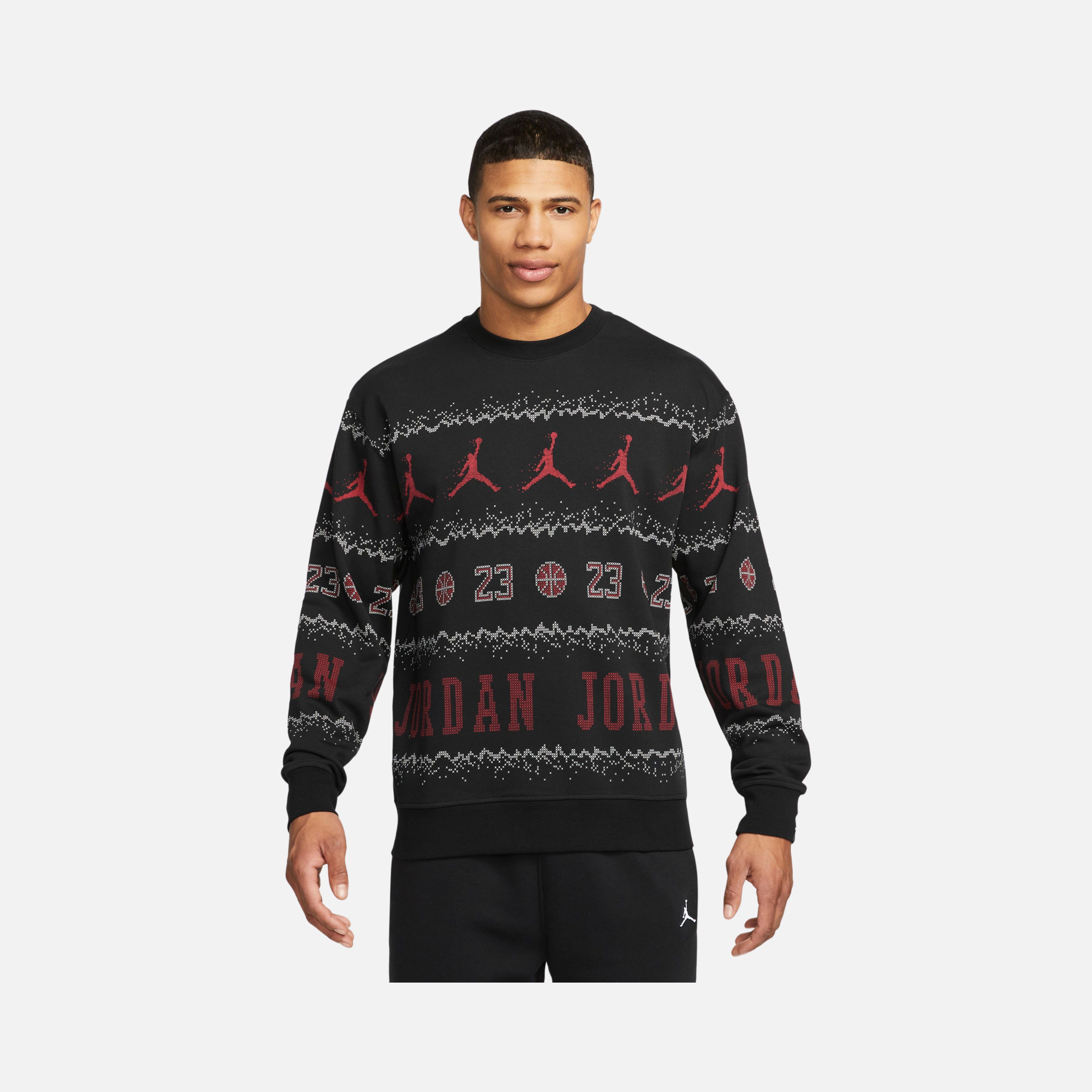 Nike Jordan Essentials MMBR Holiday Fleece Crew Erkek Sweatshirt