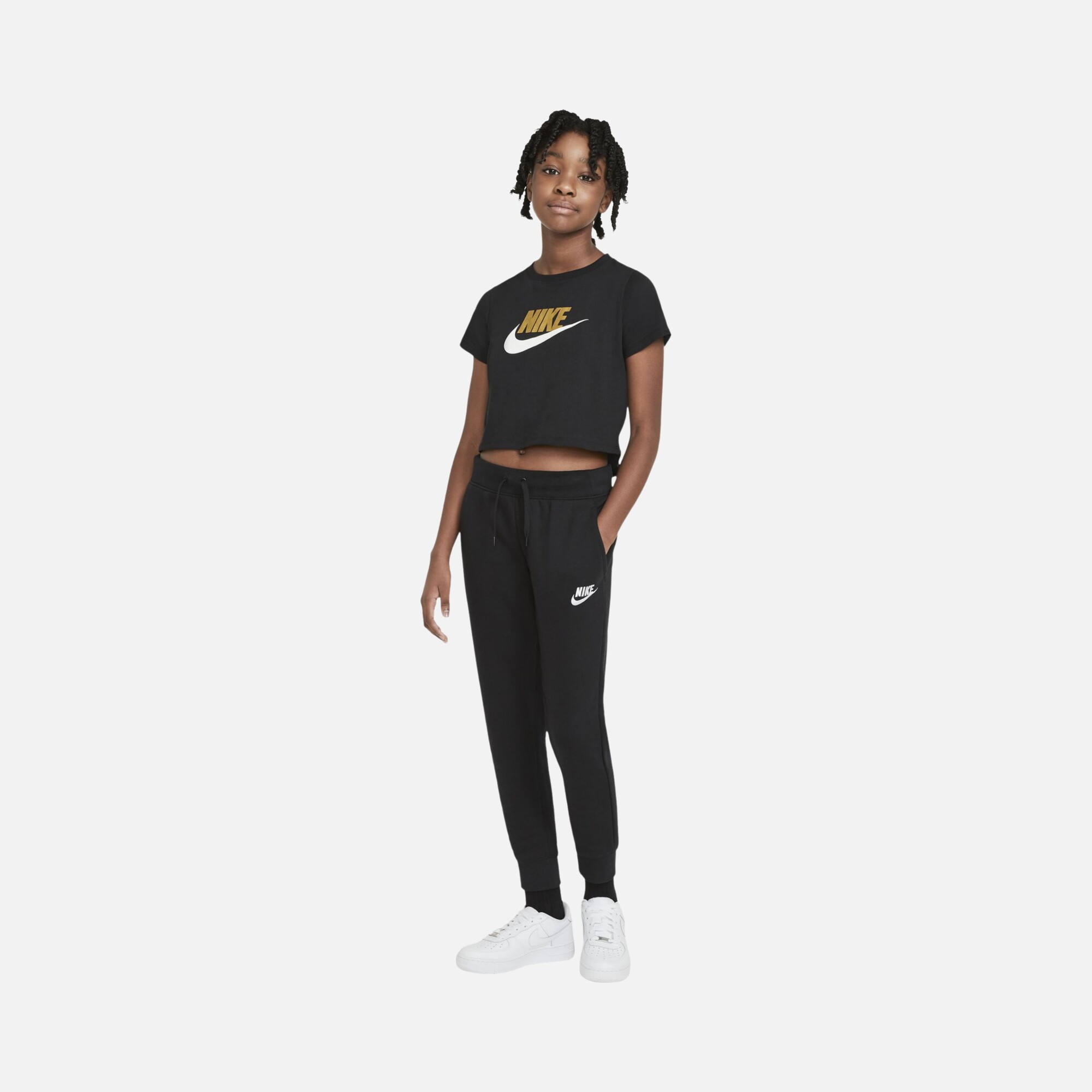 Nike Sportswear Cropped Short-Sleeve (Girls') Çocuk Tişört