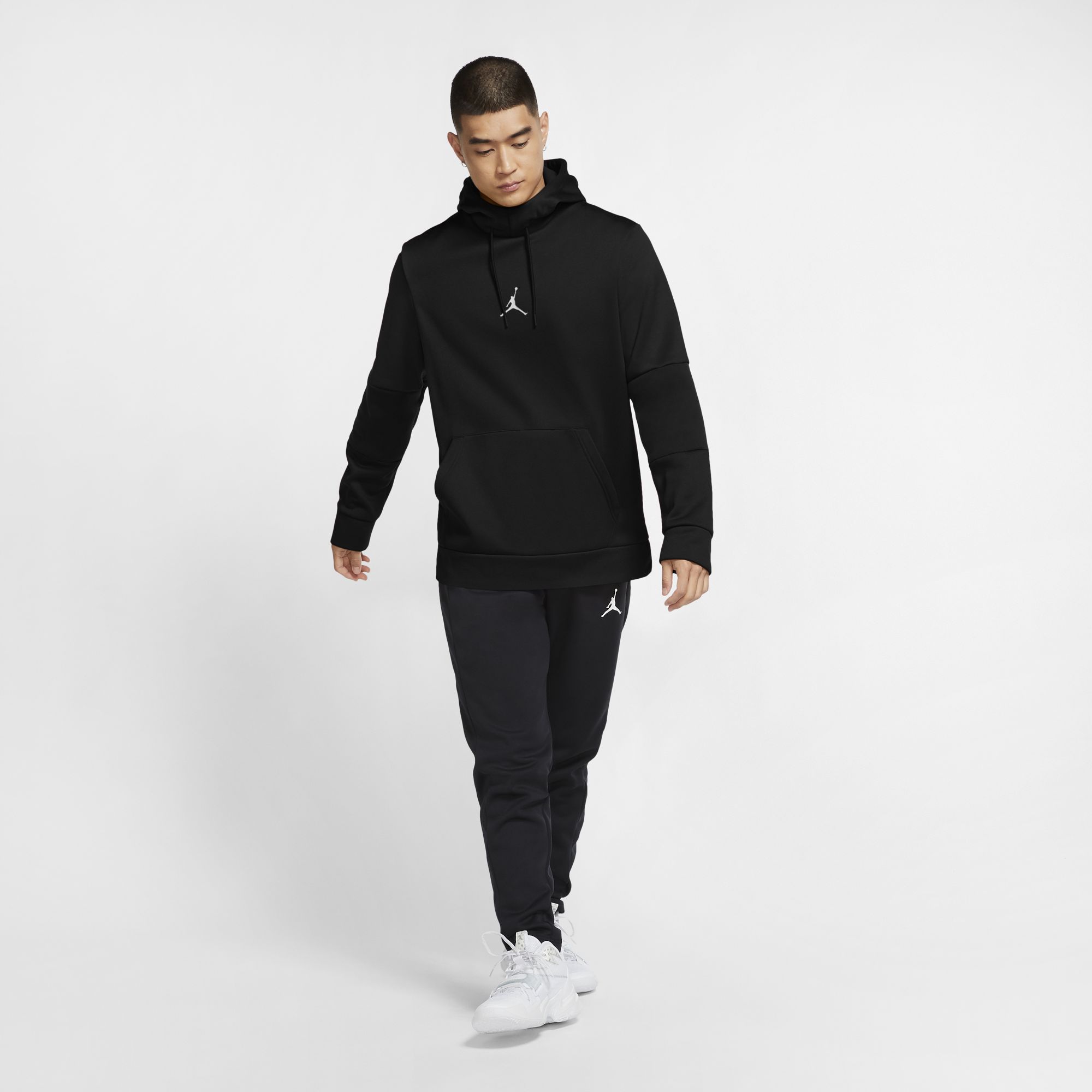 Nike Jordan Air Therma Training Fleece Pullover Hoodie Erkek Sweatshirt
