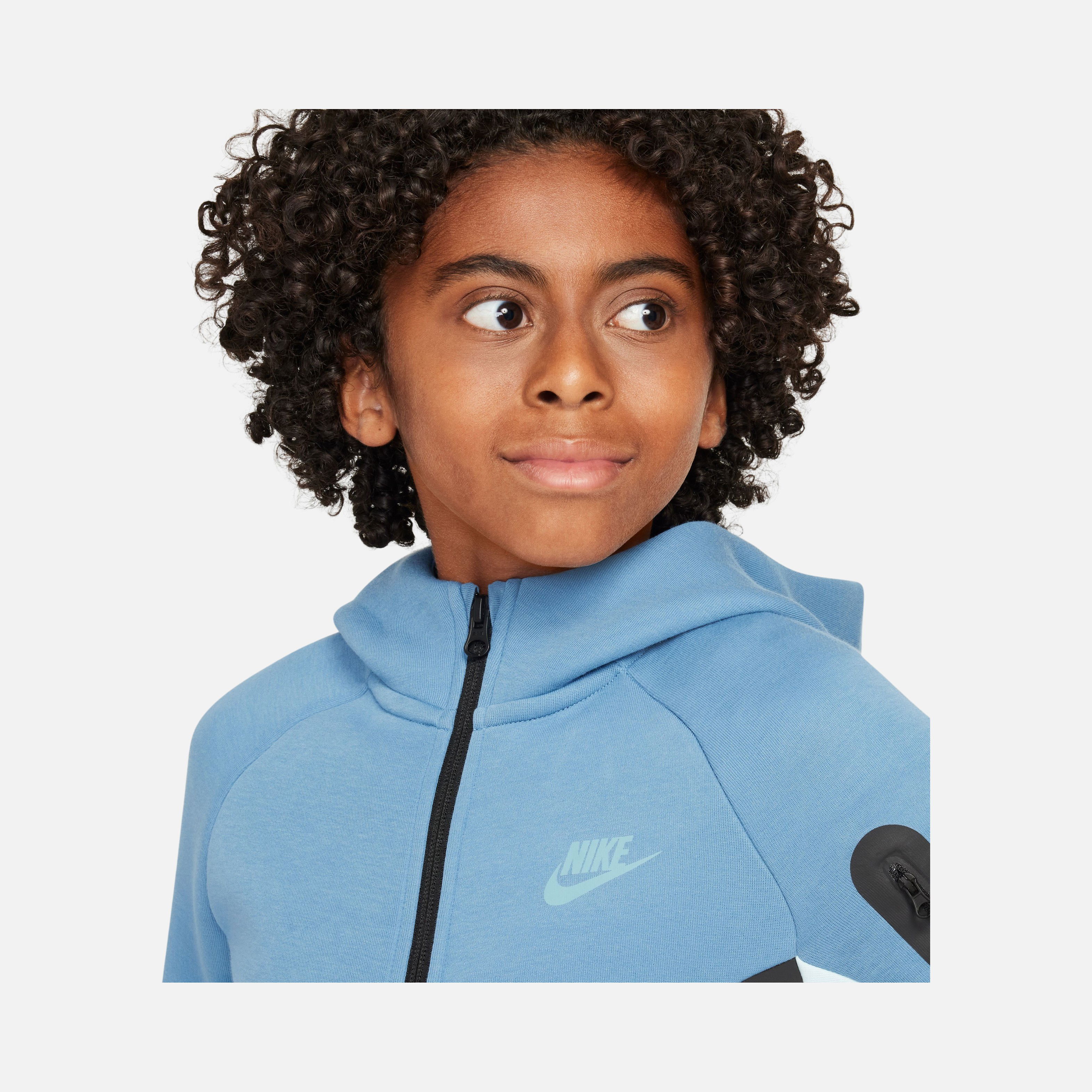 Nike Sportswear Smooth Tech Fleece Full-Zip Hooded Çocuk Sweatshirt